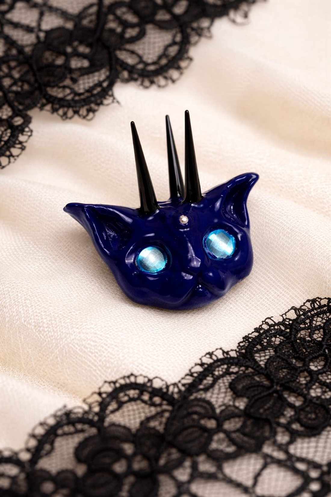 Broșă -pisică-cadouri femei 01303 - bijuterii - broșe - Artynos.ro