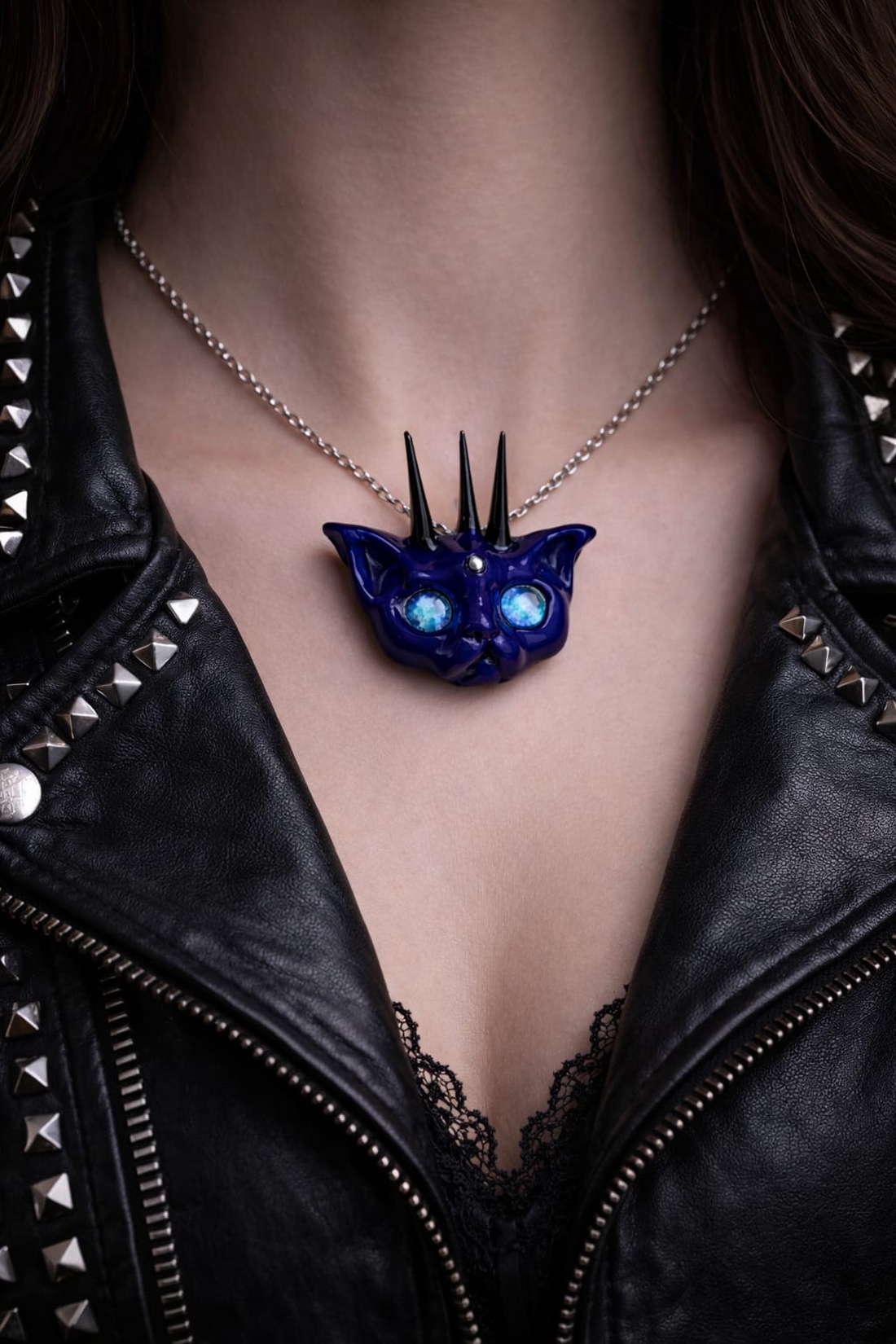 Broșă -pisică-cadouri femei 01303 - bijuterii - broșe - Artynos.ro