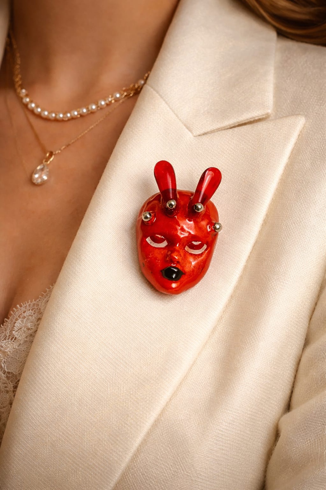 Broșă -cadouri femei 01301 - bijuterii - broșe - Artynos.ro