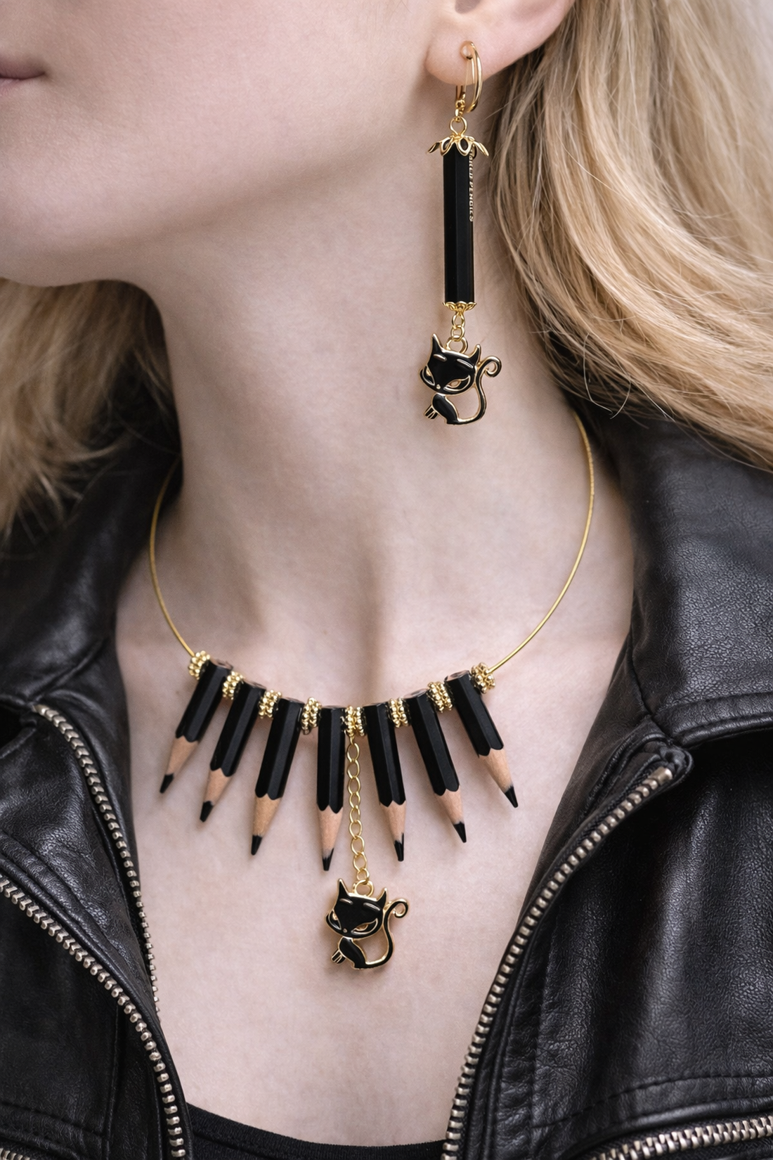 set bijuterii creioane 01835  - bijuterii - seturi de bijuterii - Artynos.ro