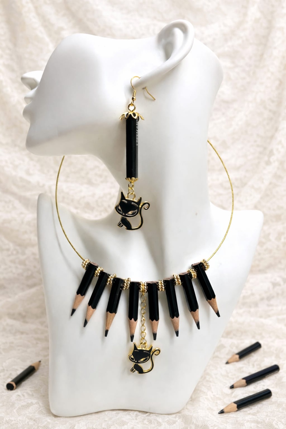 set bijuterii creioane 01835  - bijuterii - seturi de bijuterii - Artynos.ro