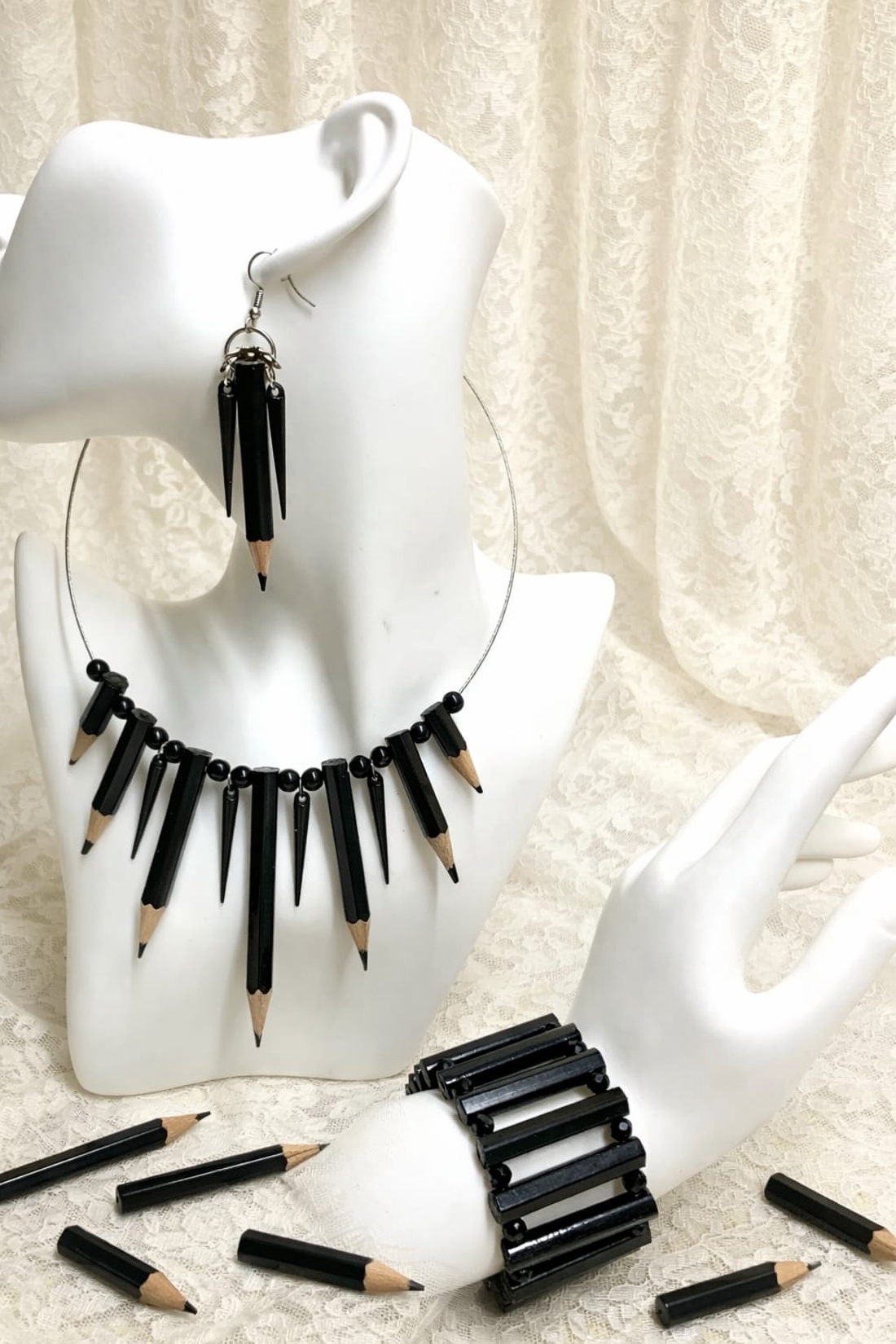 set bijuterii creioane 00505 - bijuterii - seturi de bijuterii - Artynos.ro