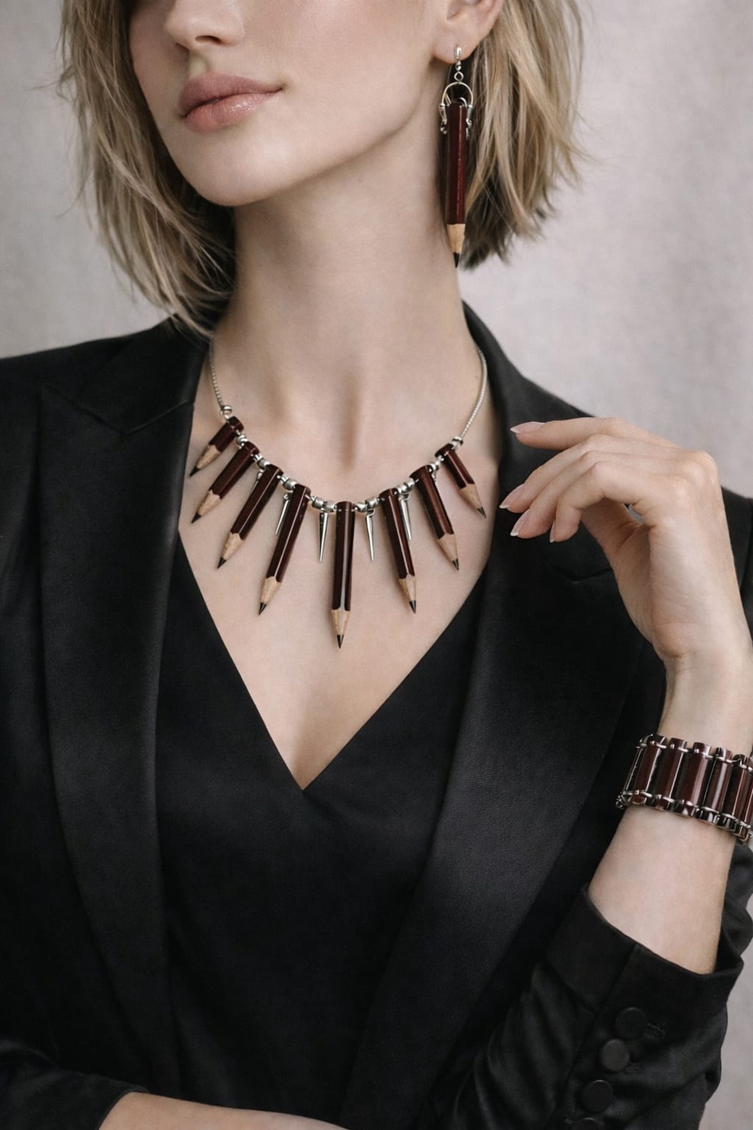 set bijuterii creioane 01837 - bijuterii - seturi de bijuterii - Artynos.ro