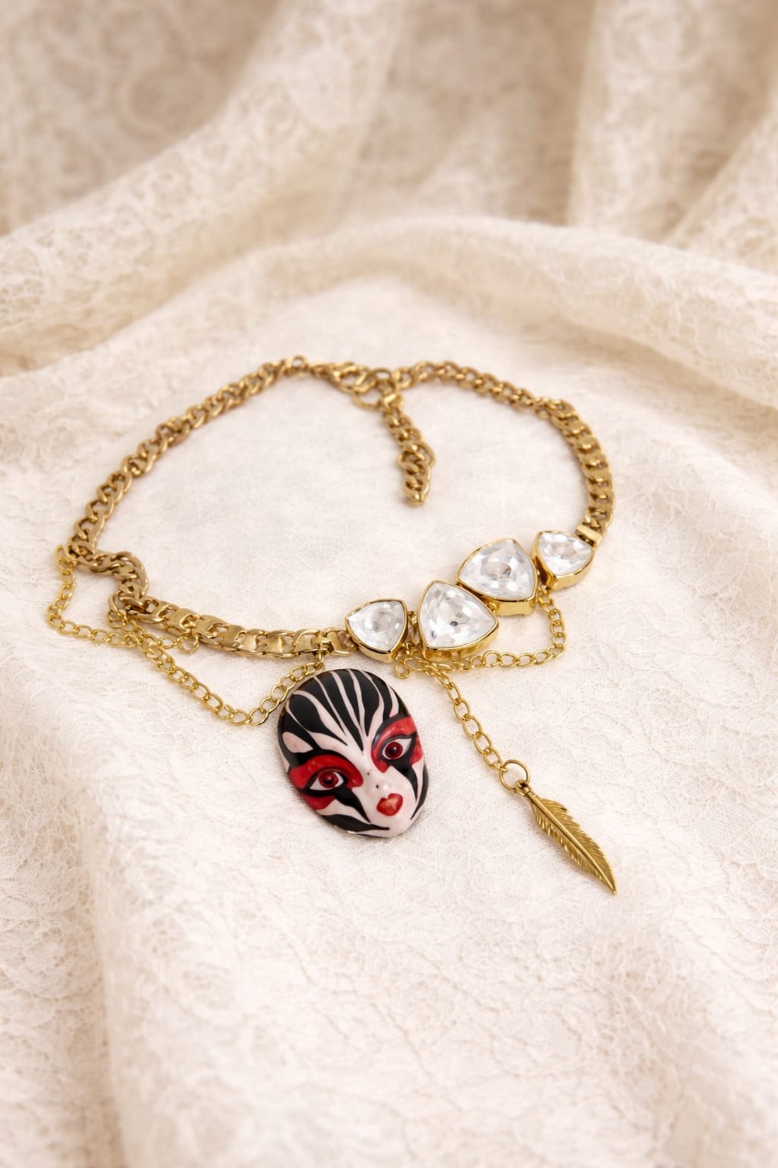  colier cu pandnativ -cadouri femei 01311 - bijuterii - coliere - coliere cu pandative - Artynos.ro