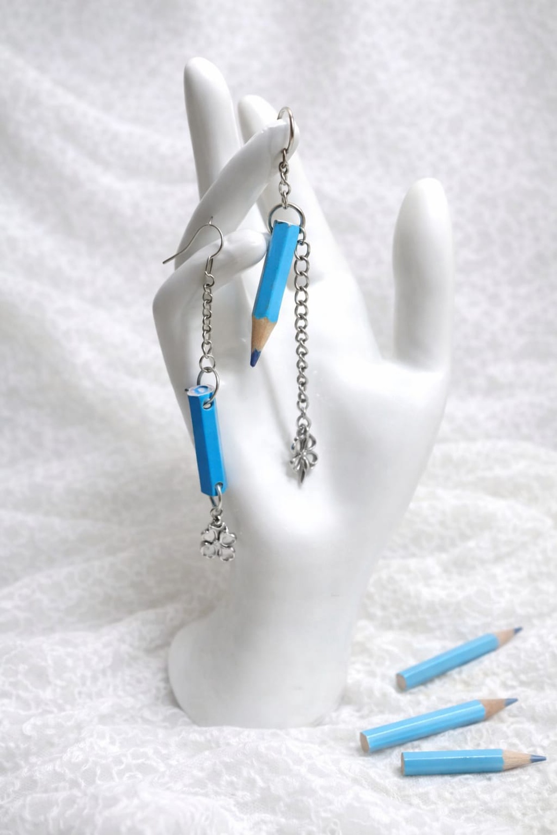  set bijuterii creioane colorate 00869 - bijuterii - seturi de bijuterii - Artynos.ro