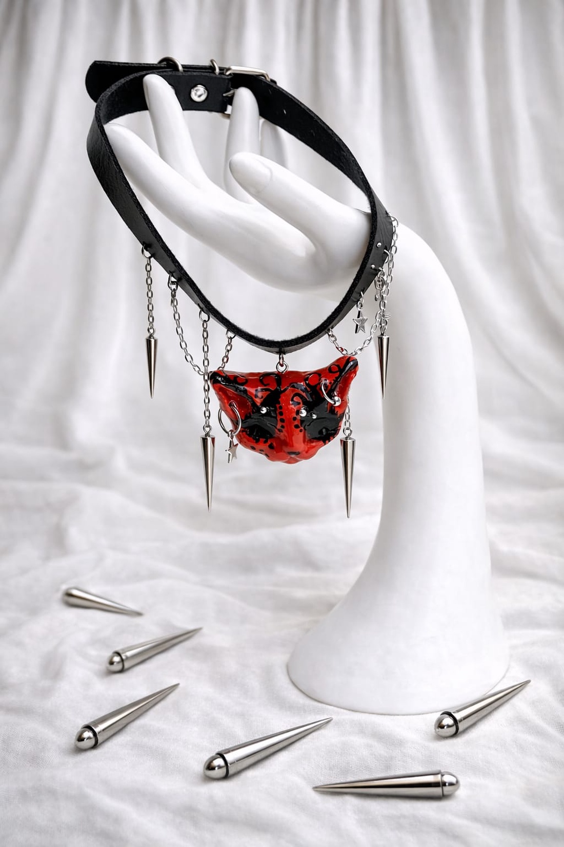 Chocker gothik-edgy 01838  - bijuterii - coliere - chockere - Artynos.ro