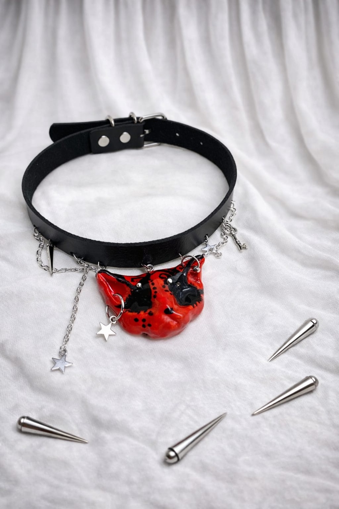 Chocker gothik-edgy 01838  - bijuterii - coliere - chockere - Artynos.ro