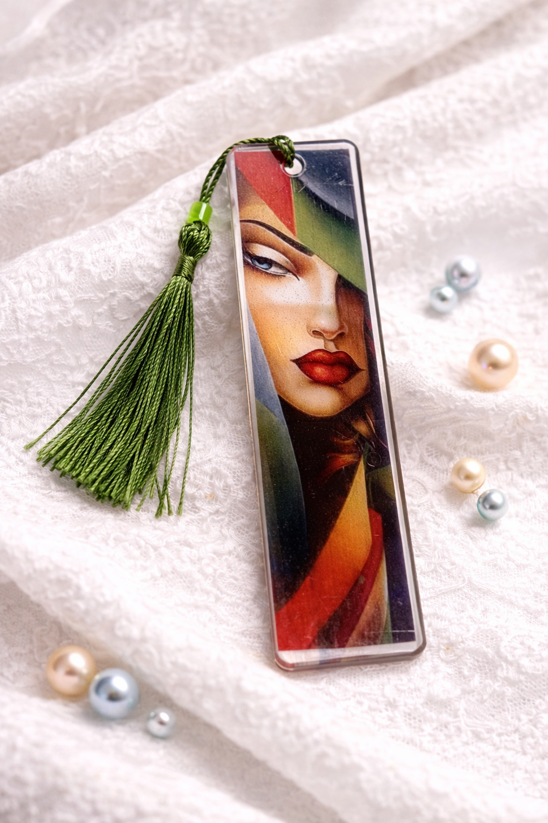 semn de carte handmade din rasina 01850 - cărți și creații cu tematică muzicală, cadouri - semn de carte - Artynos.ro