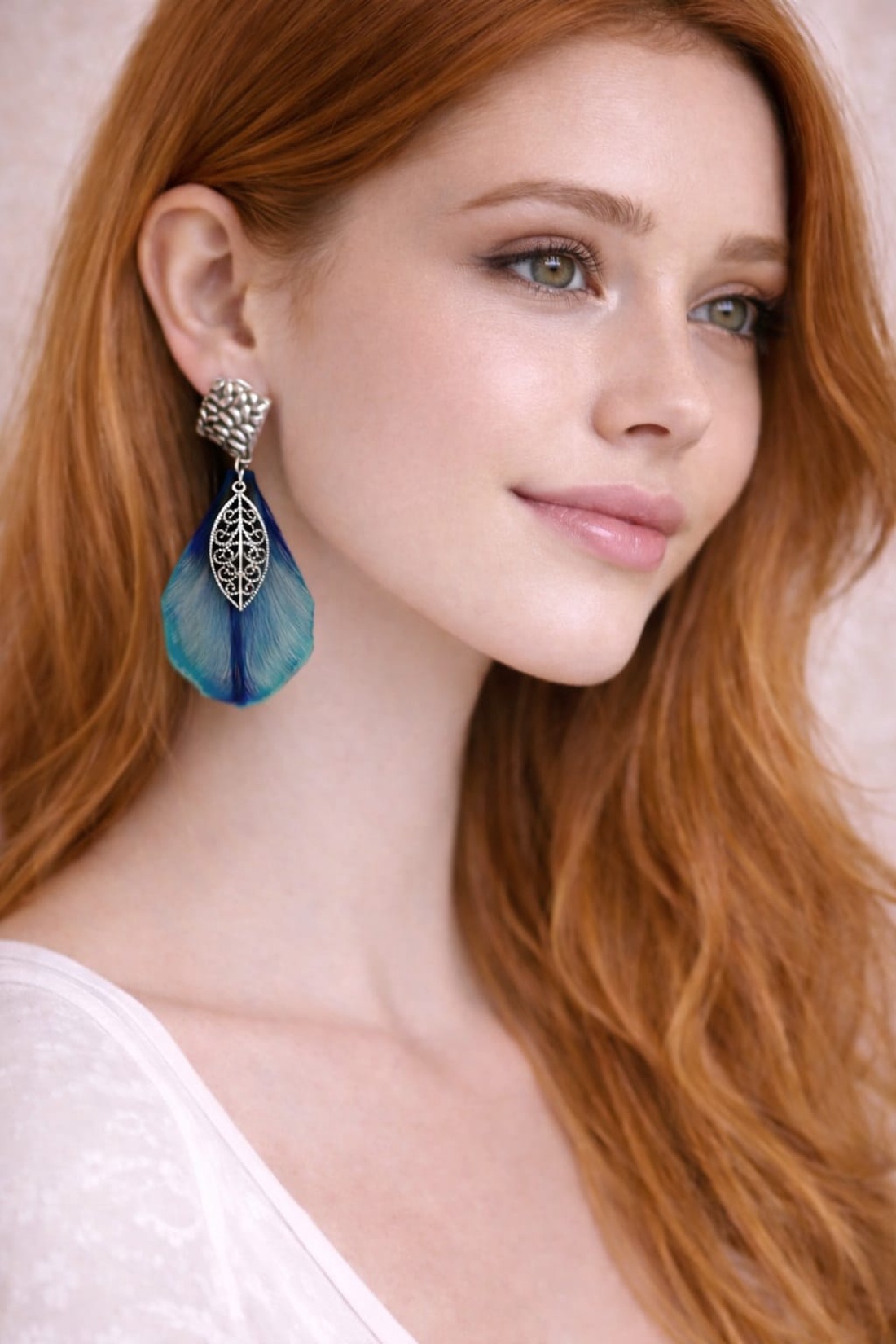 cercei cu Lalele 01376 - bijuterii - cercei - cercei din rășină - Artynos.ro