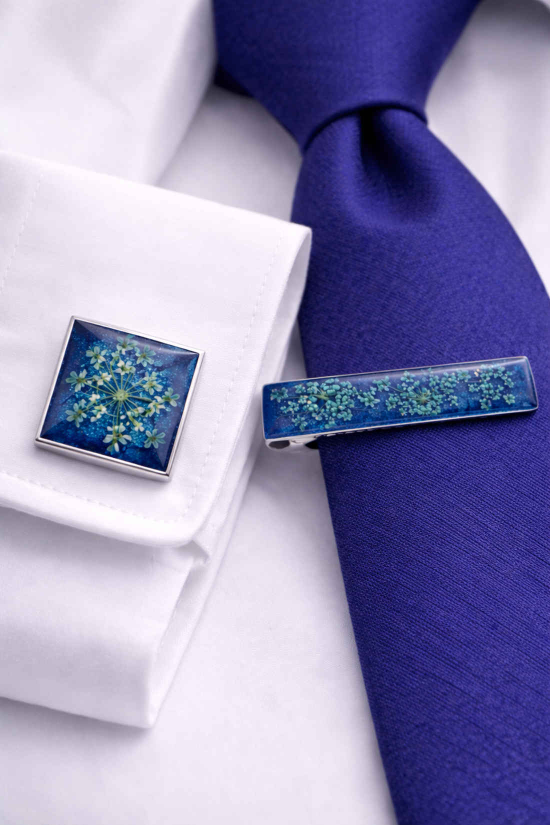 Butoni de cămașă si clemă cravată -Set cadou accesorii bărbați 01946 - bijuterii - butoni de manșetă - Artynos.ro