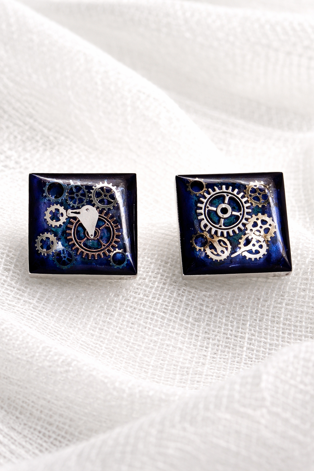  Butoni de cămașă Steapunck ,cadou accesorii bărbați 01952 - bijuterii - butoni de manșetă - Artynos.ro