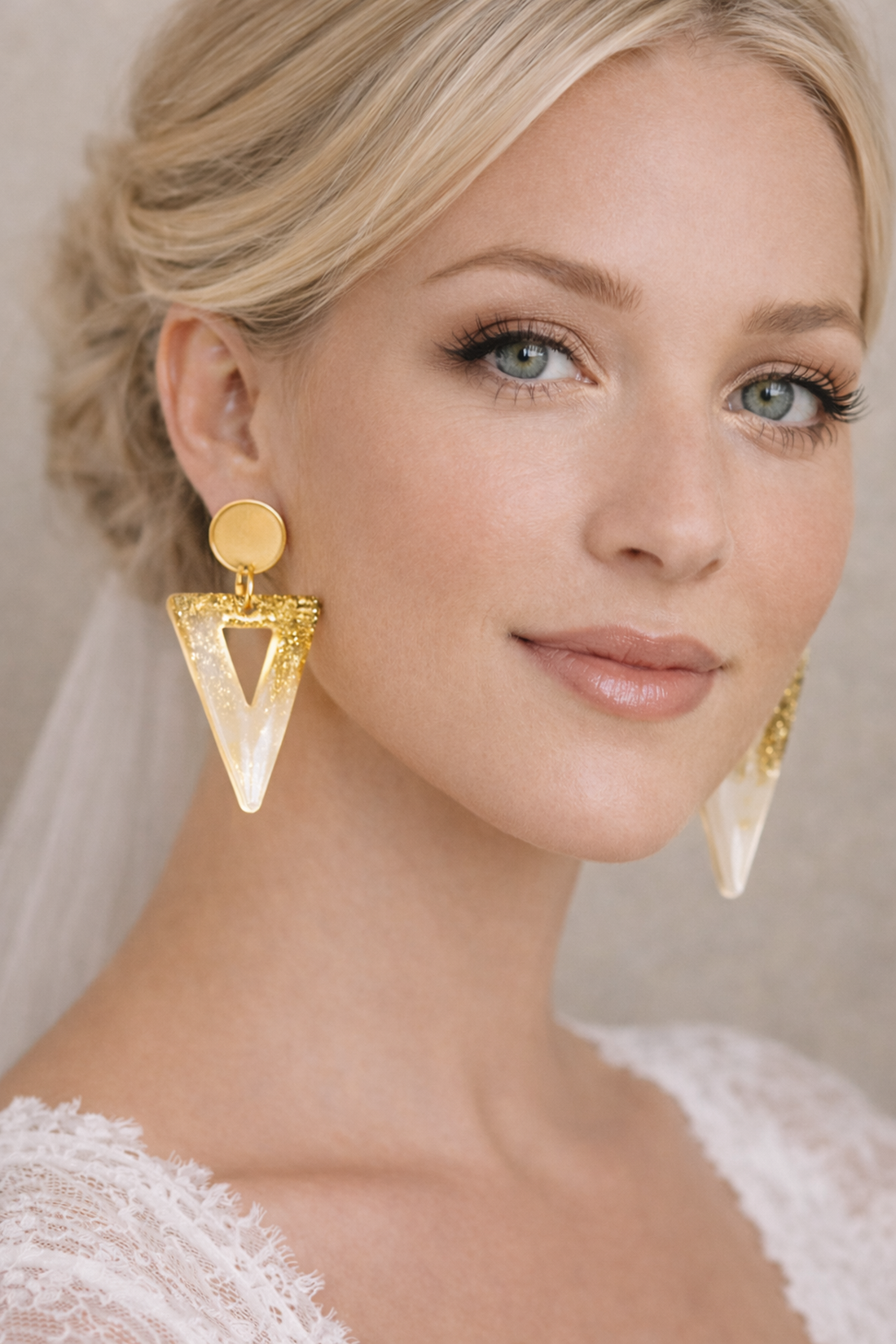 Cercei pentru mireasă-nuntă,party 01975 - accesorii nuntă - bijuterii mireasă - cercei mireasă - Artynos.ro