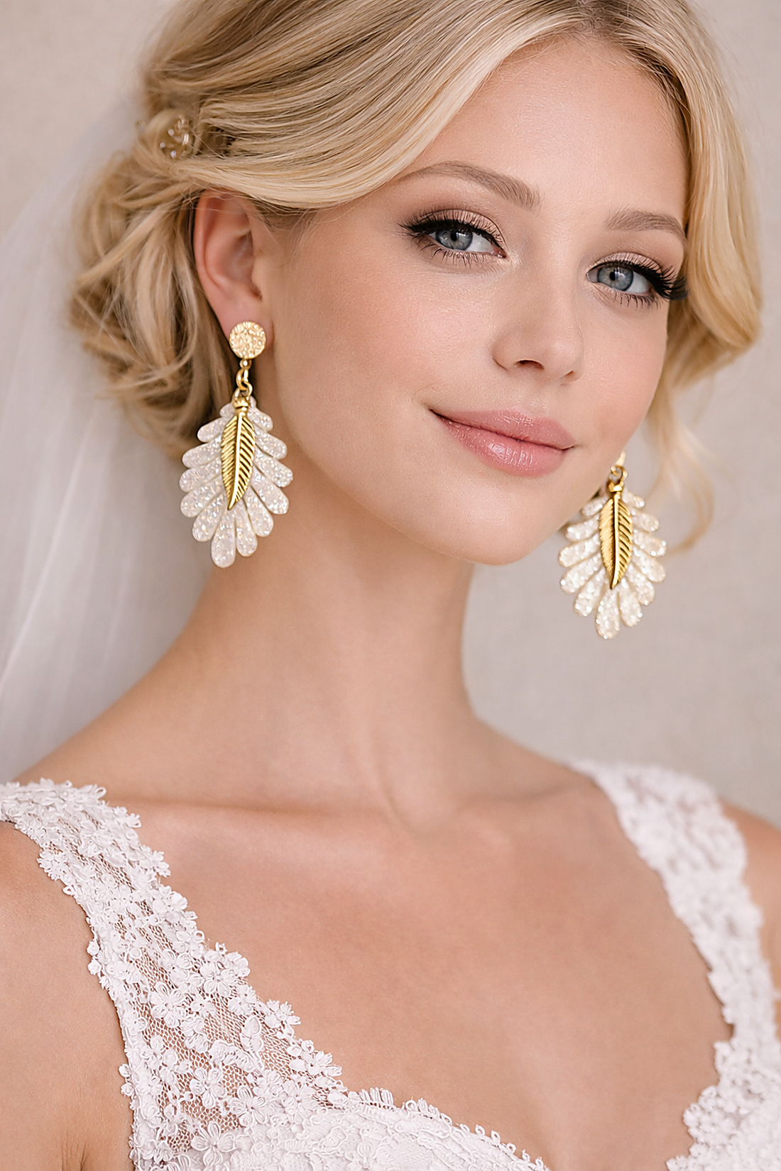 Cercei pentru mireasă-nuntă,party 01976 - accesorii nuntă - bijuterii mireasă - cercei mireasă - Artynos.ro