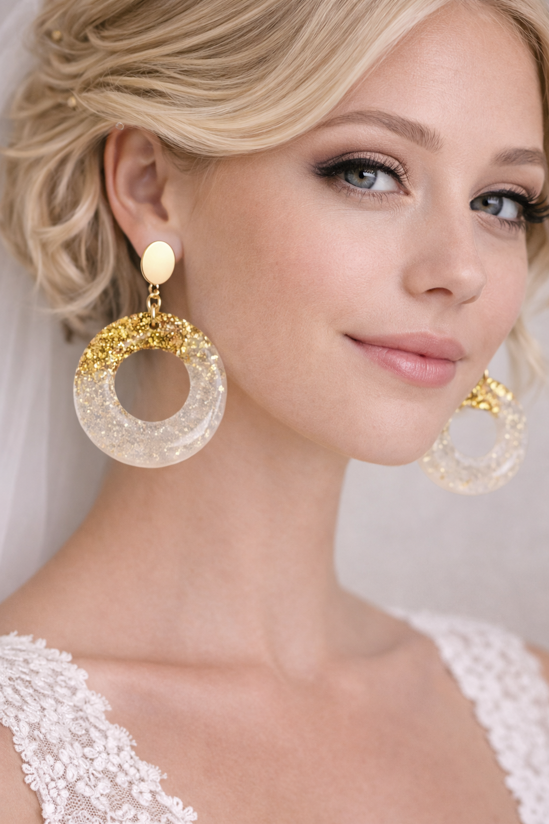 Cercei pentru mireasă-nuntă,party 01978 - accesorii nuntă - bijuterii mireasă - cercei mireasă - Artynos.ro