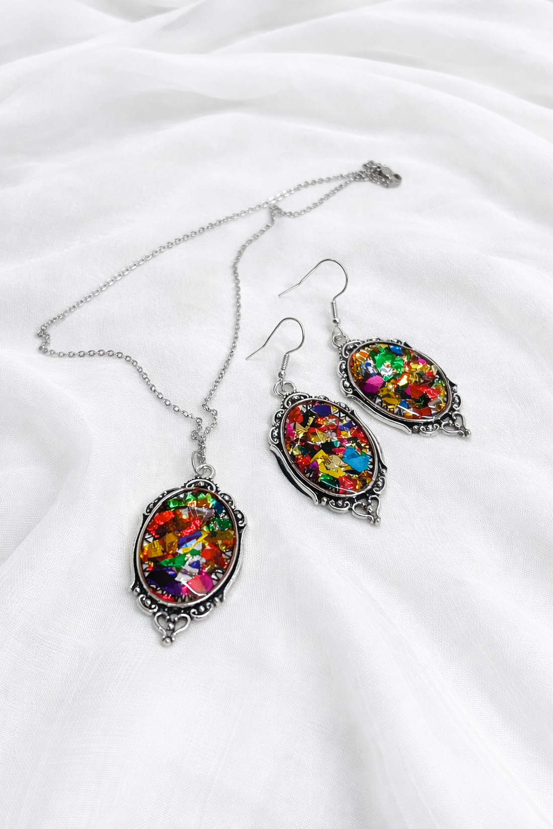 Set bijuterii din rasina 02003 - bijuterii - seturi de bijuterii - Artynos.ro