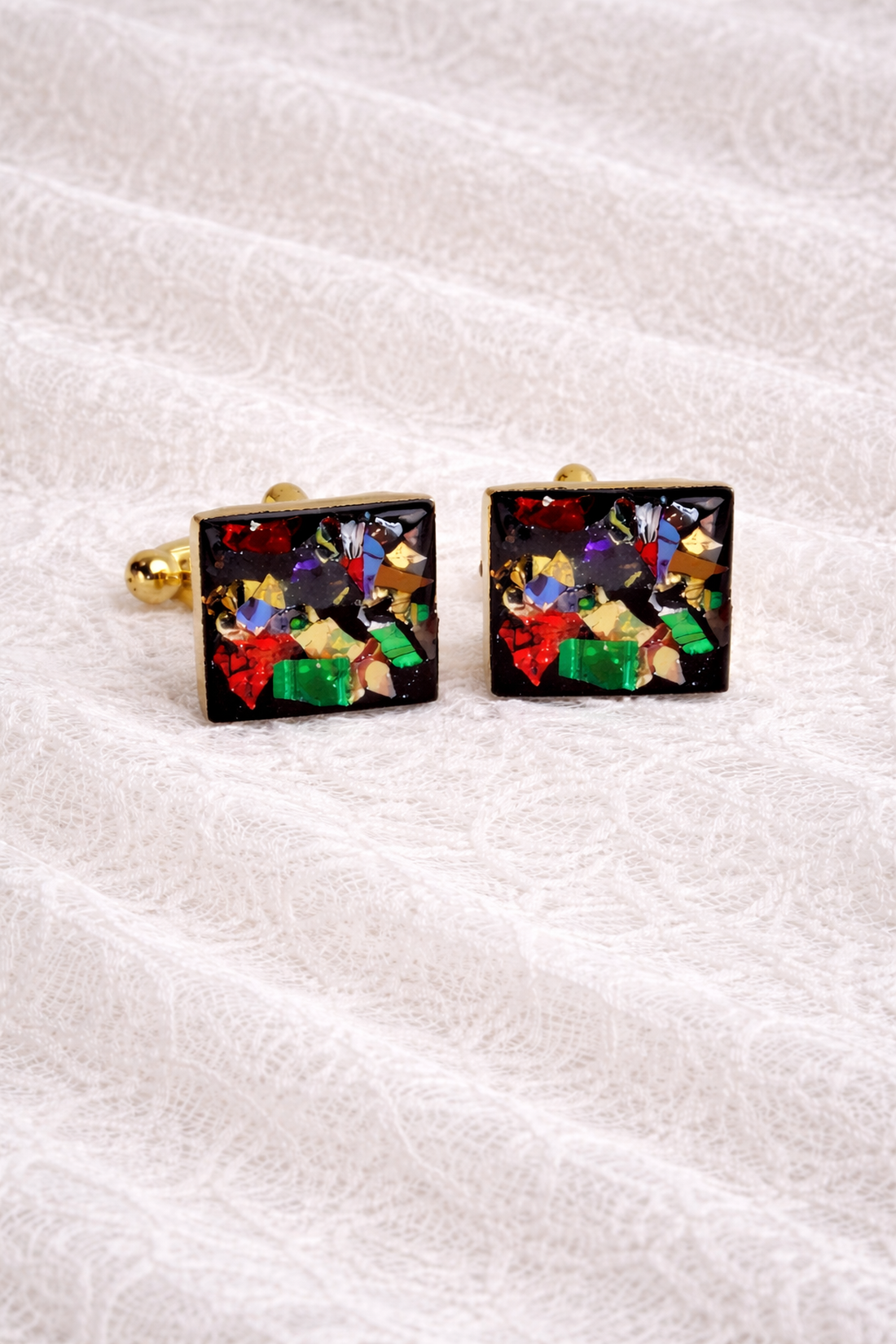  Butoni de cămașă si clemă cravată -Set cadou pentru bărbați 02007 - bijuterii - butoni de manșetă - Artynos.ro