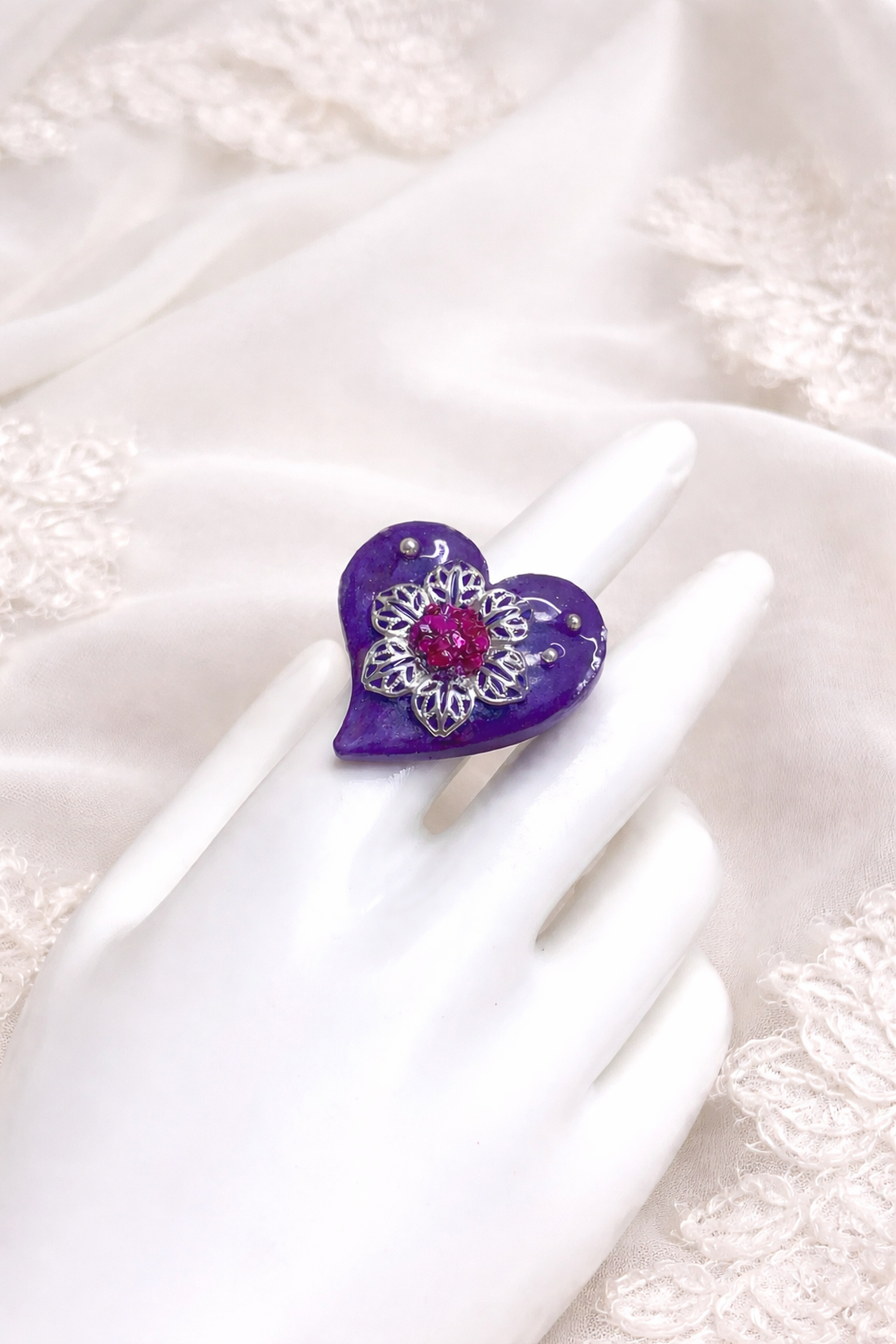 Set bijuterii handmade 02039 - bijuterii - seturi de bijuterii - Artynos.ro