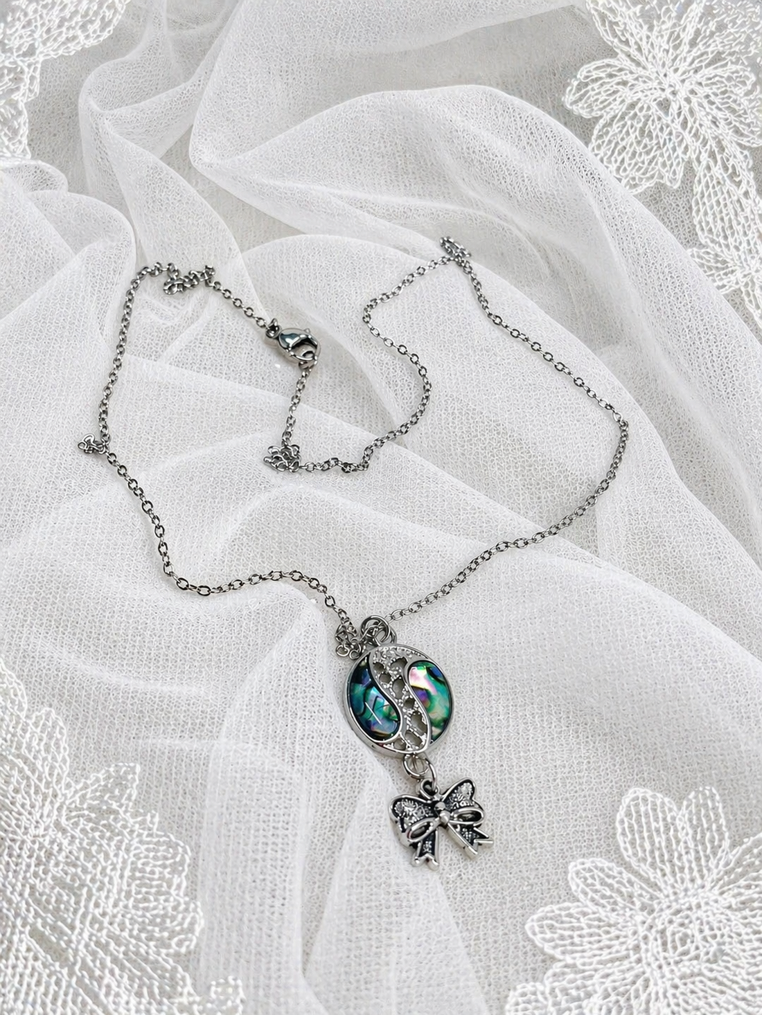 Set bijuterii cu scoici Abalone (Paua) 02058 - bijuterii - seturi de bijuterii - Artynos.ro