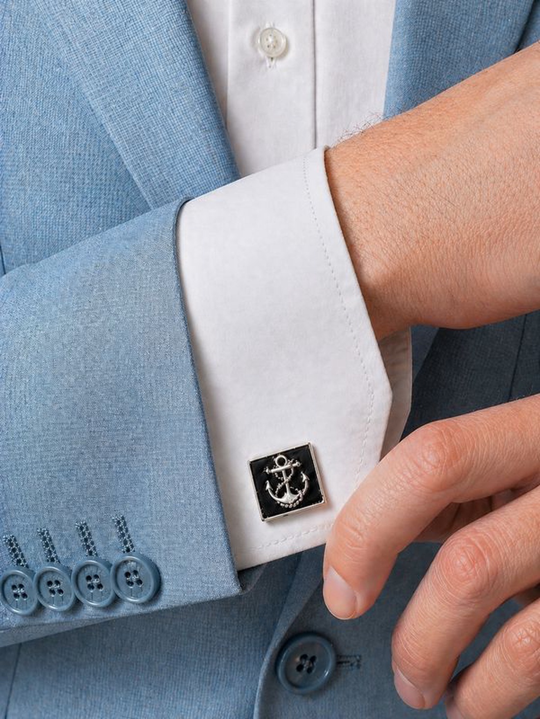 Butoni cămașă 02028 - bijuterii - butoni de manșetă - Artynos.ro