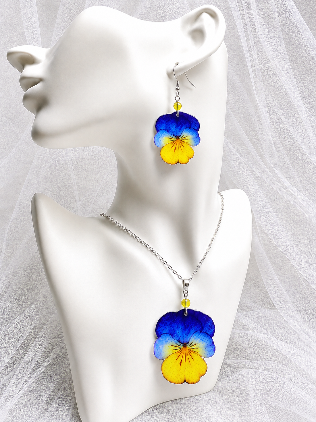 Set bijuterii Panseluțe 00519 - bijuterii - seturi de bijuterii - Artynos.ro