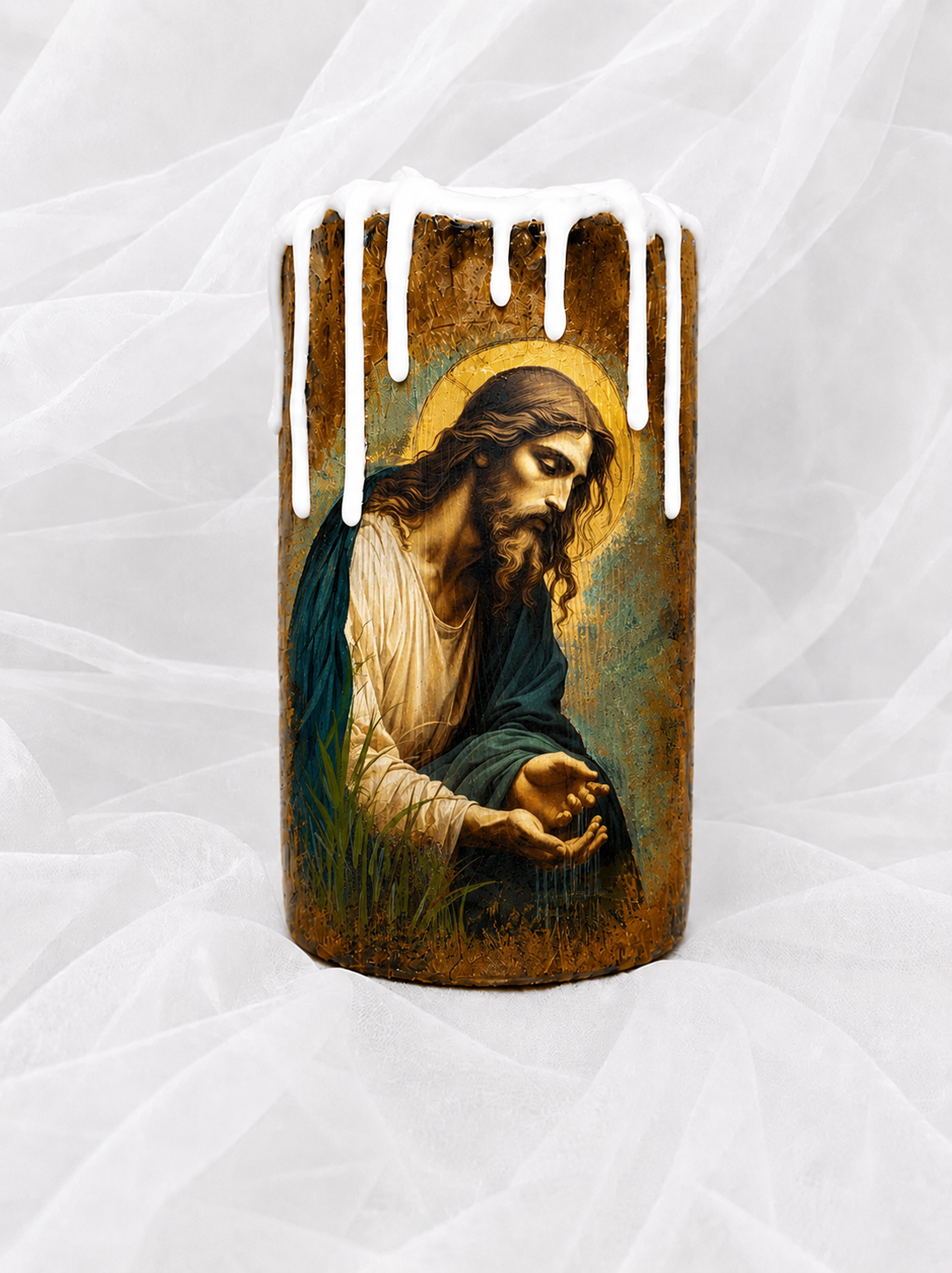 Suport lumanare-religios 02177 - casă & stil de viață - accesorii religioase - binecuvântarea casei - Artynos.ro