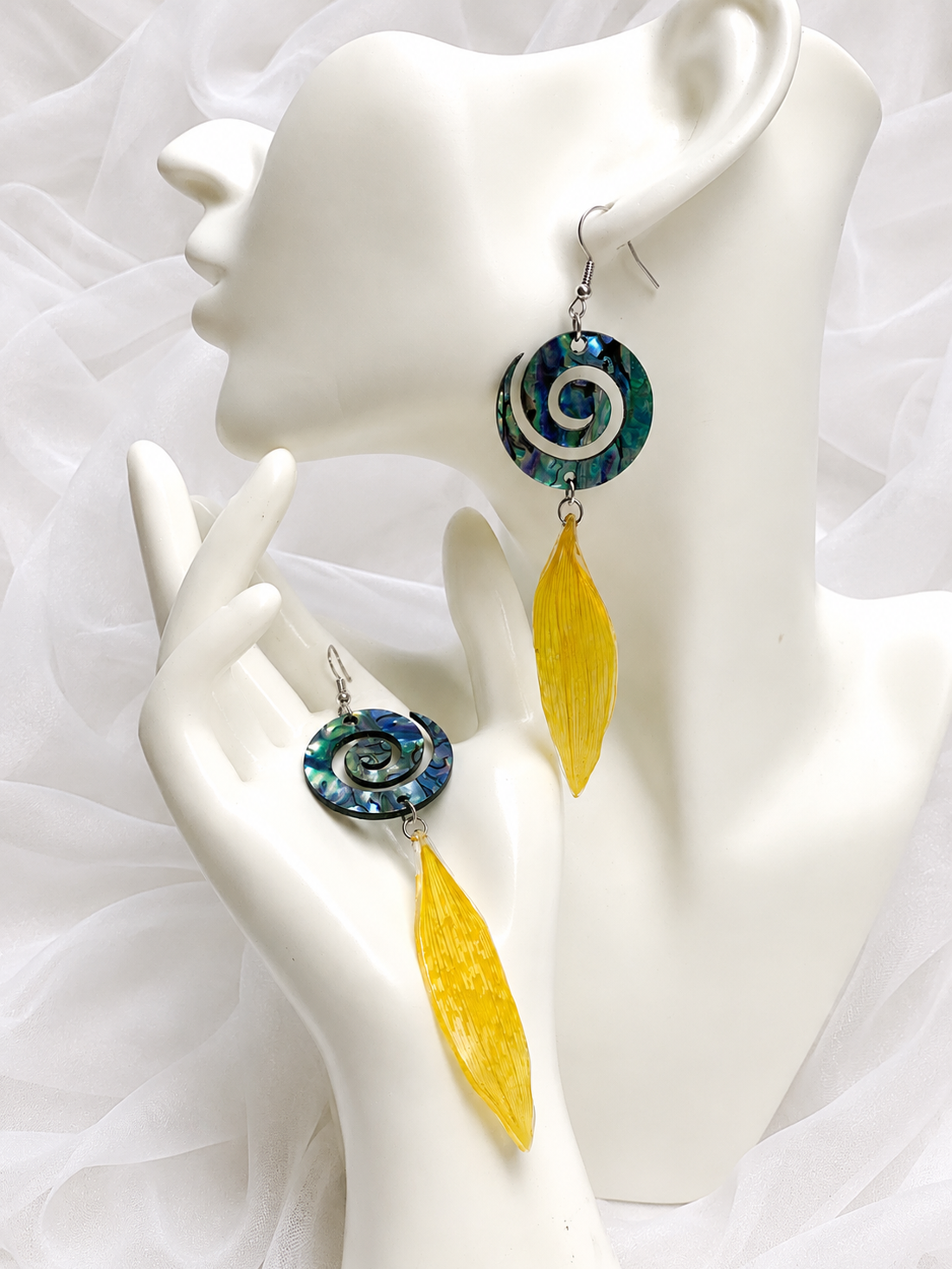 Set bijuterii flori 02194 - bijuterii - seturi de bijuterii - Artynos.ro