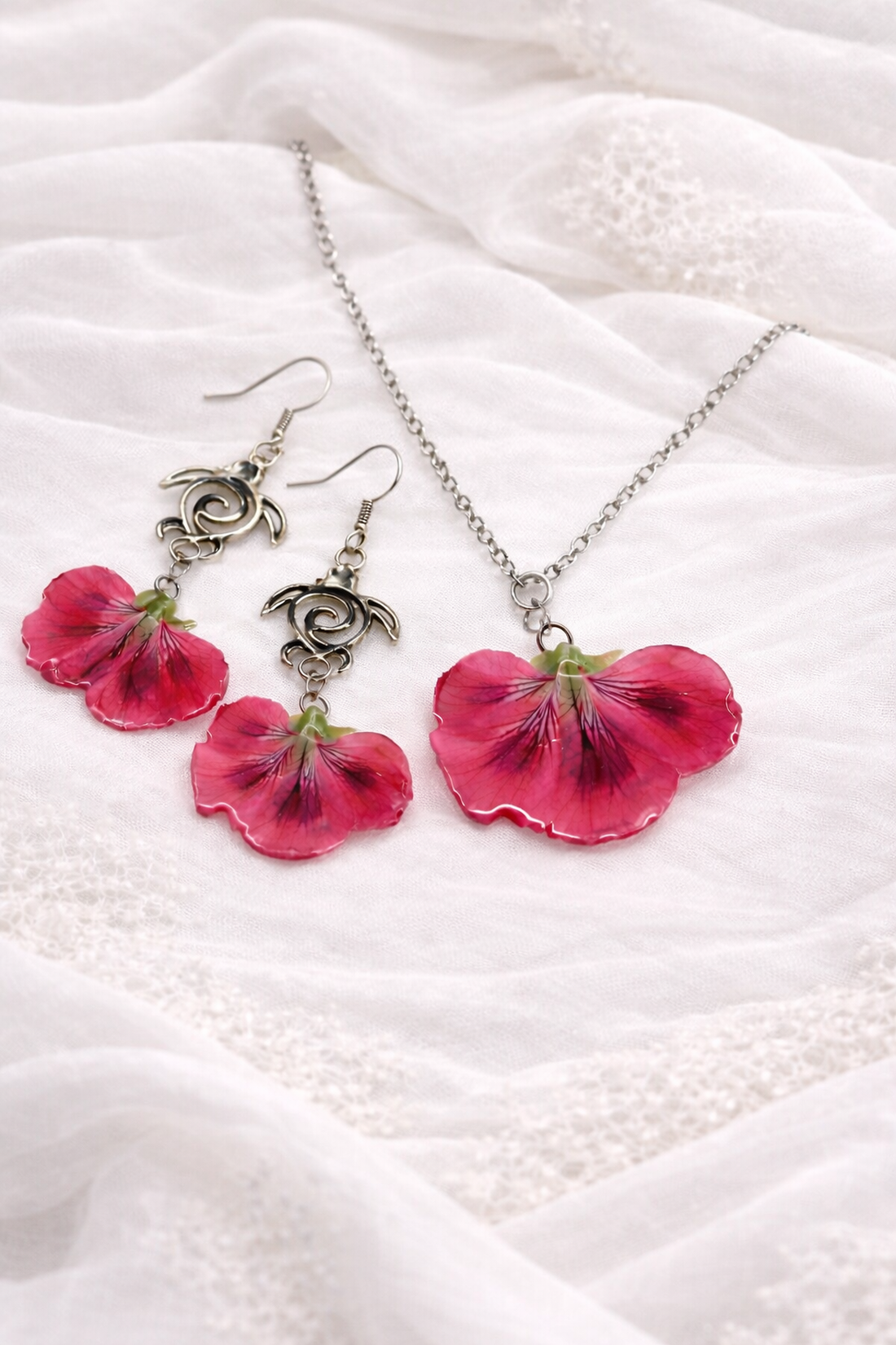 Set bijuterii flori Muscate 02205 - bijuterii - seturi de bijuterii - Artynos.ro