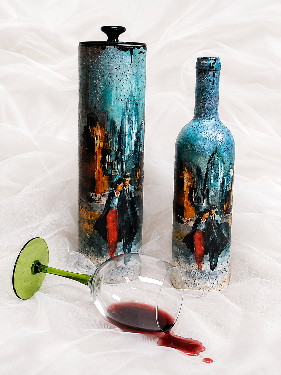 Cutie+sticla de vin 02272 - casă & stil de viață - seturi de cadou - Artynos.ro