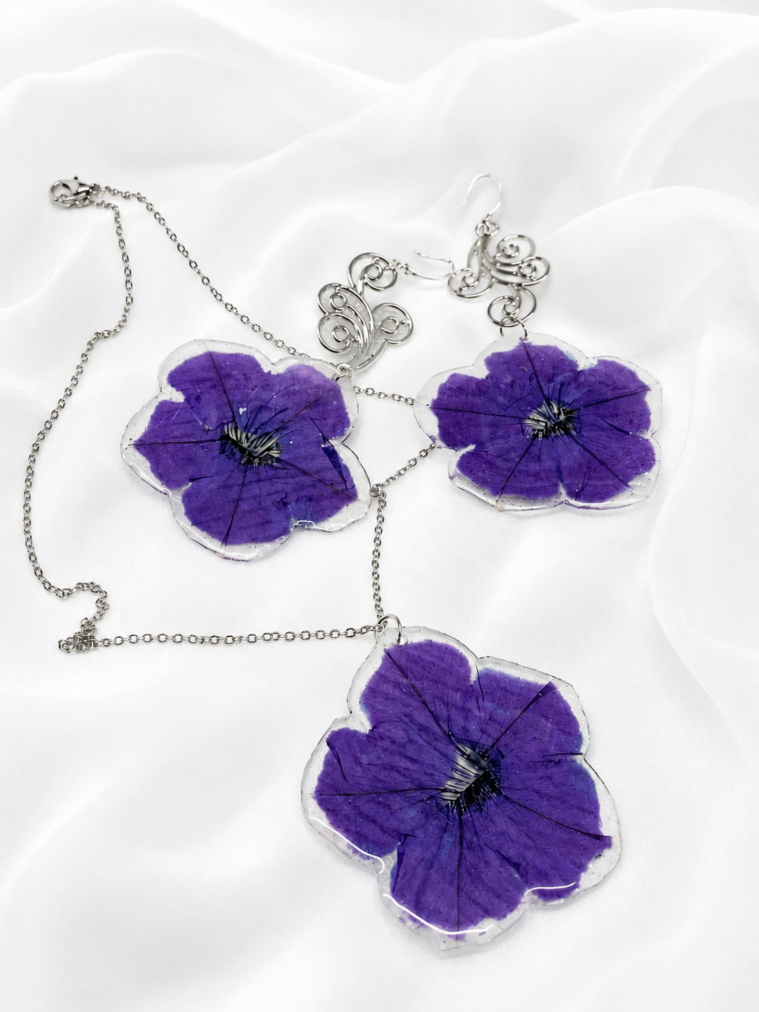 Set bijuterii Petunii 02308 - bijuterii - seturi de bijuterii - Artynos.ro
