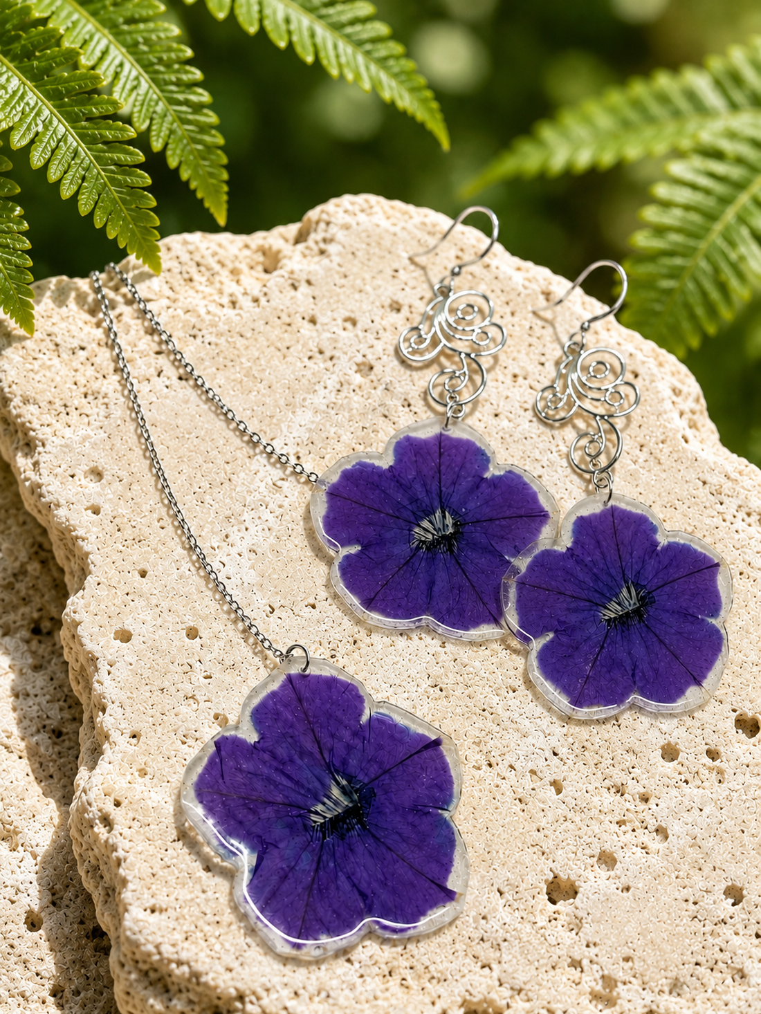 Set bijuterii Petunii 02308 - bijuterii - seturi de bijuterii - Artynos.ro