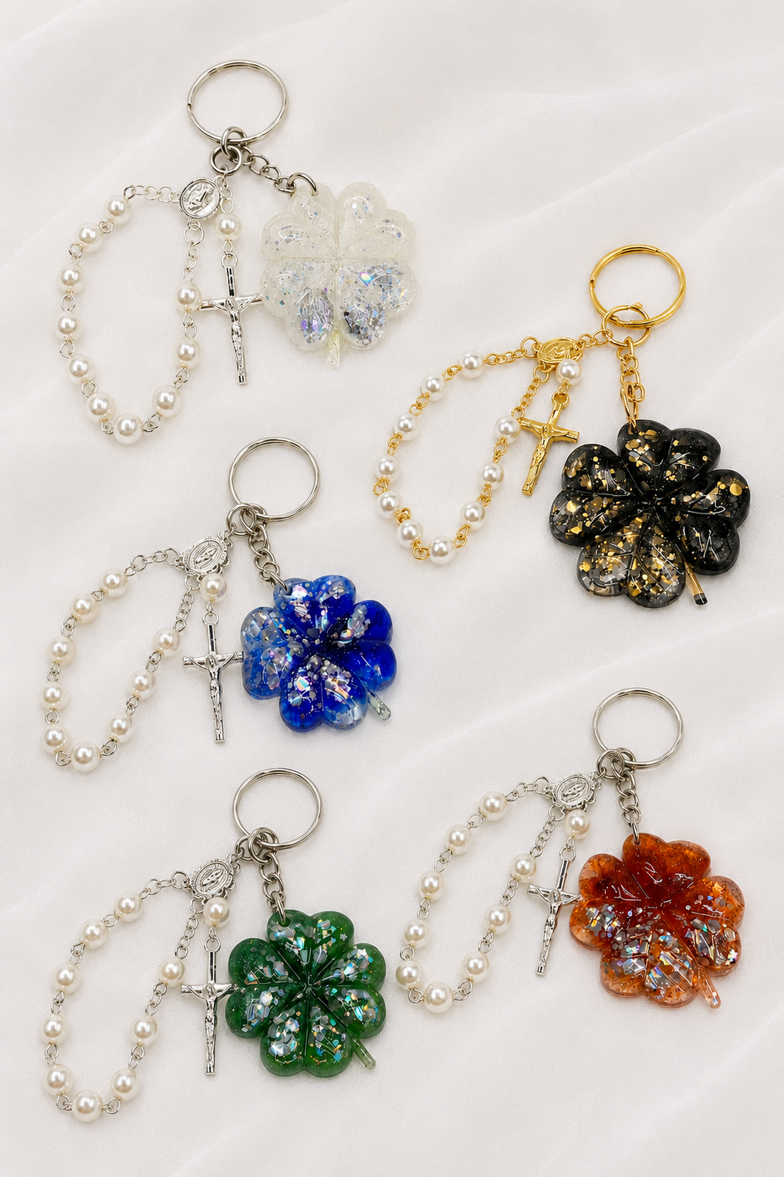 Breloc cu rozariu 02362 - genți și portofele - accesorii genți - breloc - Artynos.ro