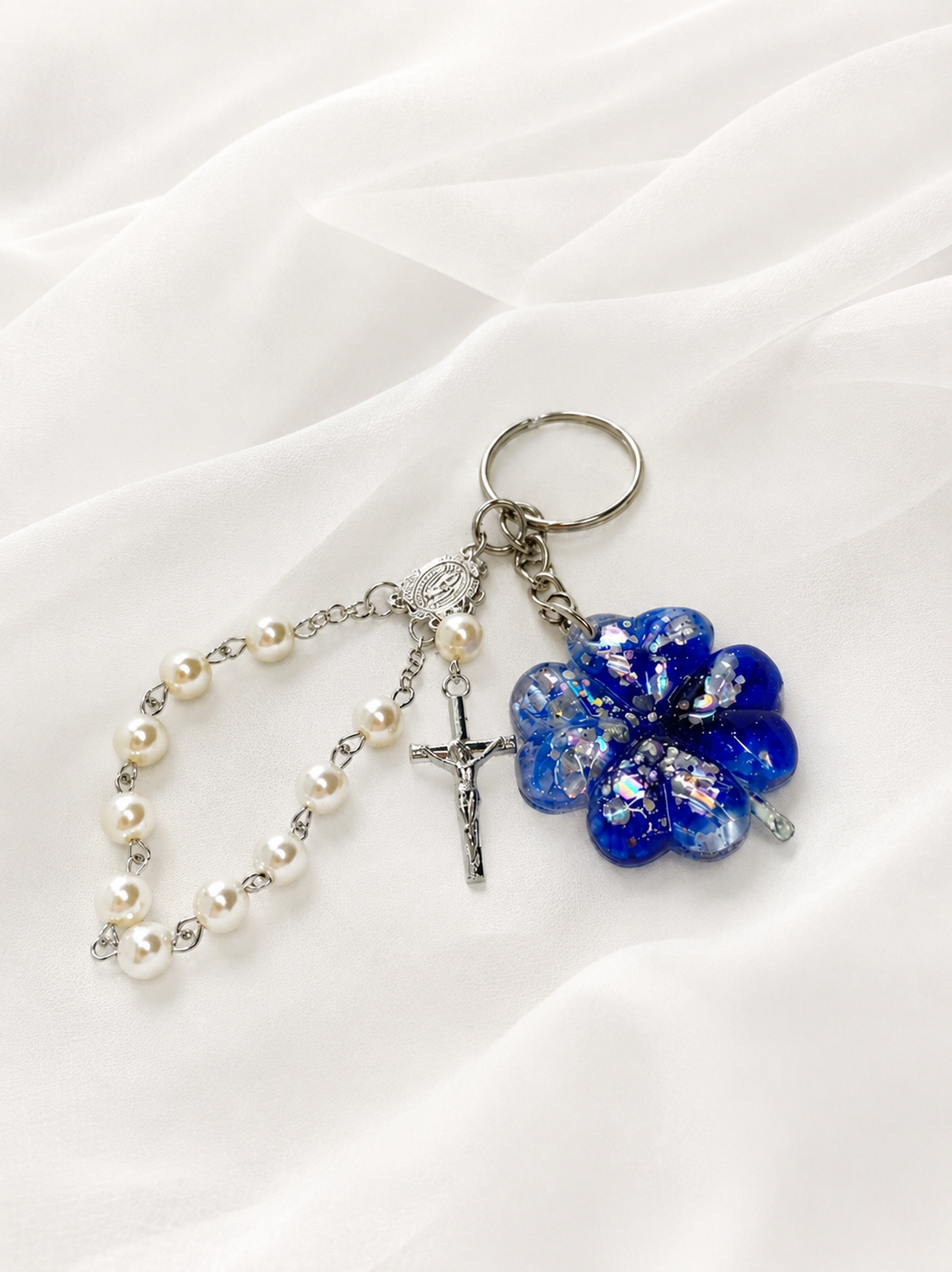 Breloc cu rozariu 02362 - genți și portofele - accesorii genți - breloc - Artynos.ro