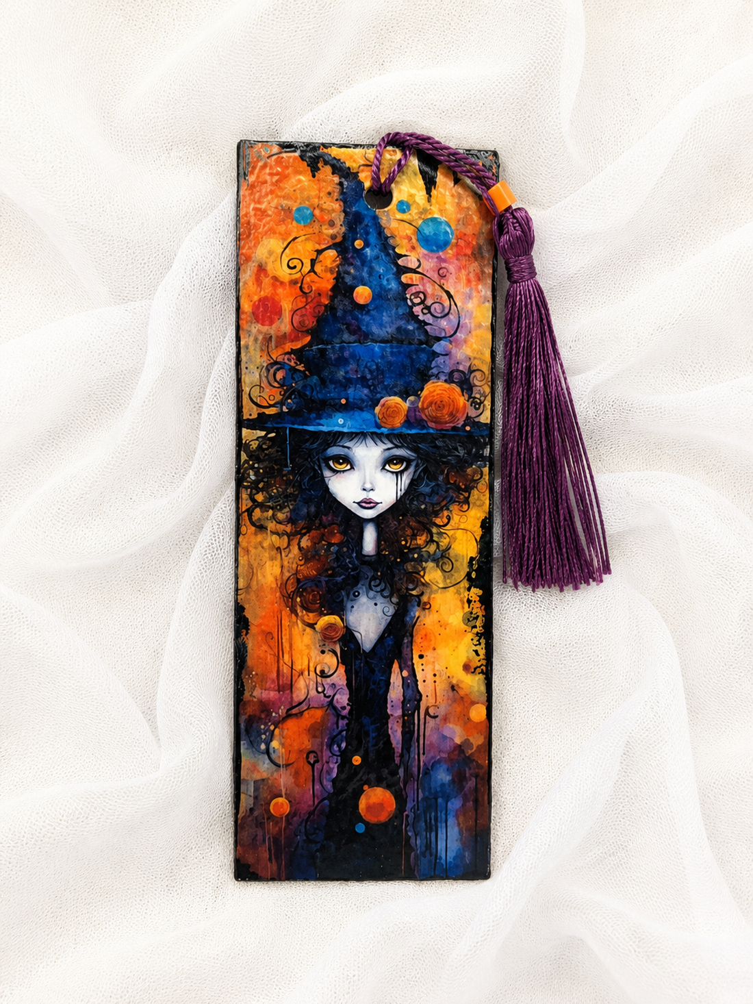 Semn carte Hallowenn 02453 - cărți și creații cu tematică muzicală, cadouri - semn de carte - Artynos.ro