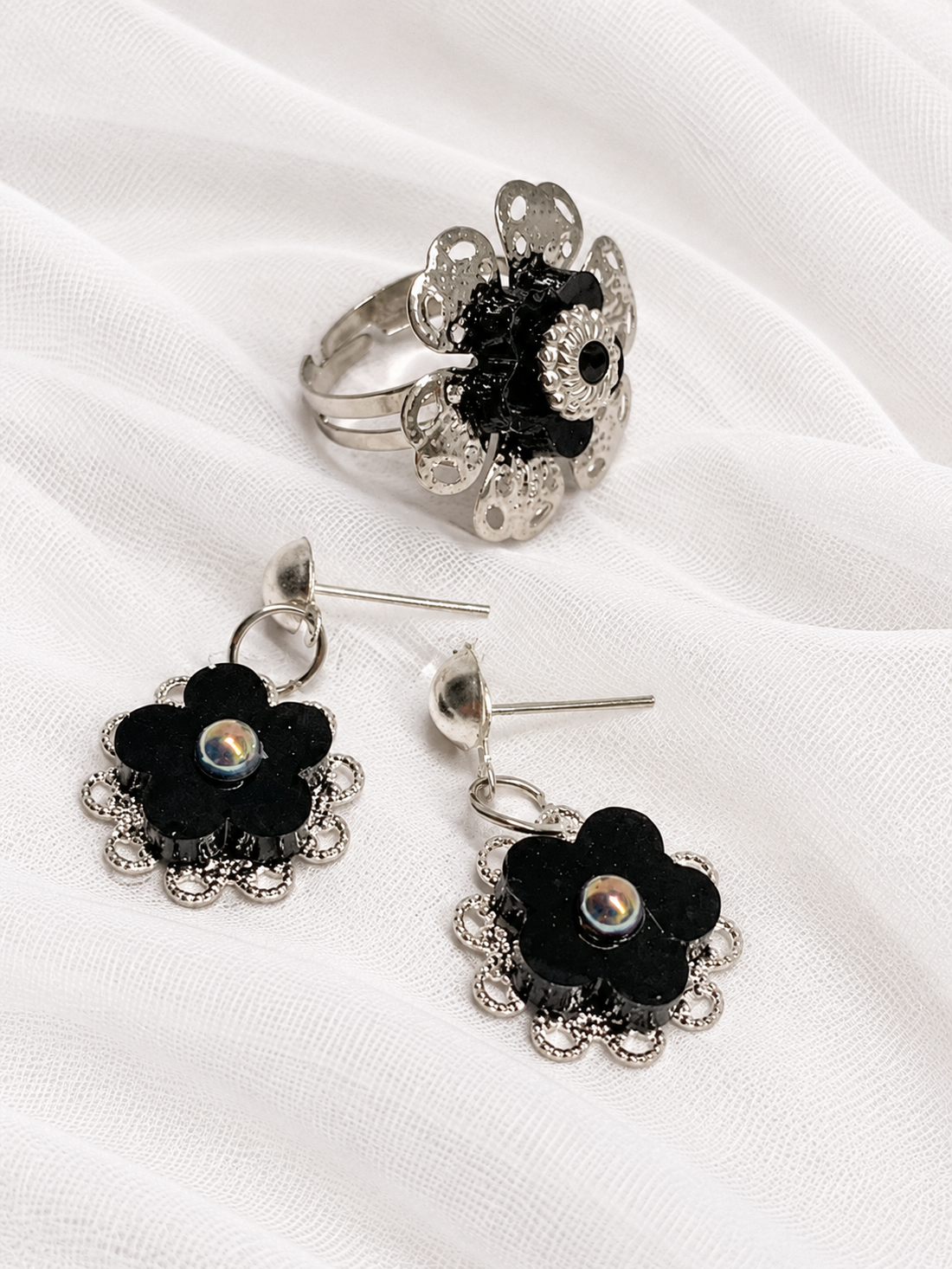 Set bijuterii delicat 02497 - bijuterii - seturi de bijuterii - Artynos.ro