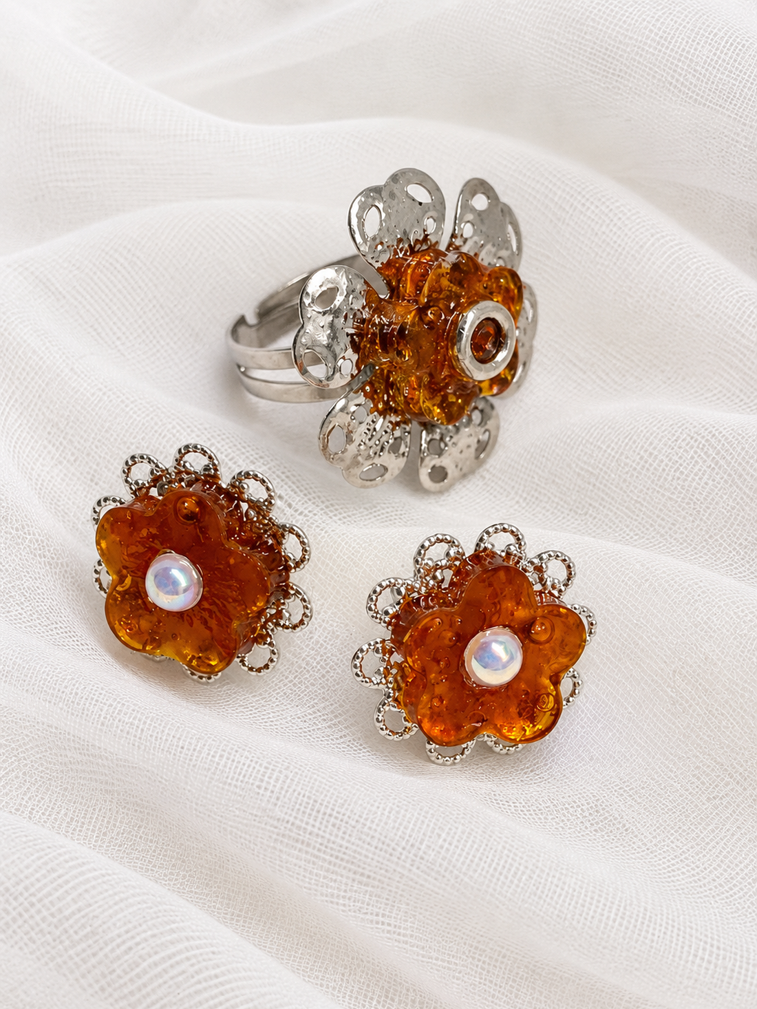 Set bijuterii delicat 02497 - bijuterii - seturi de bijuterii - Artynos.ro