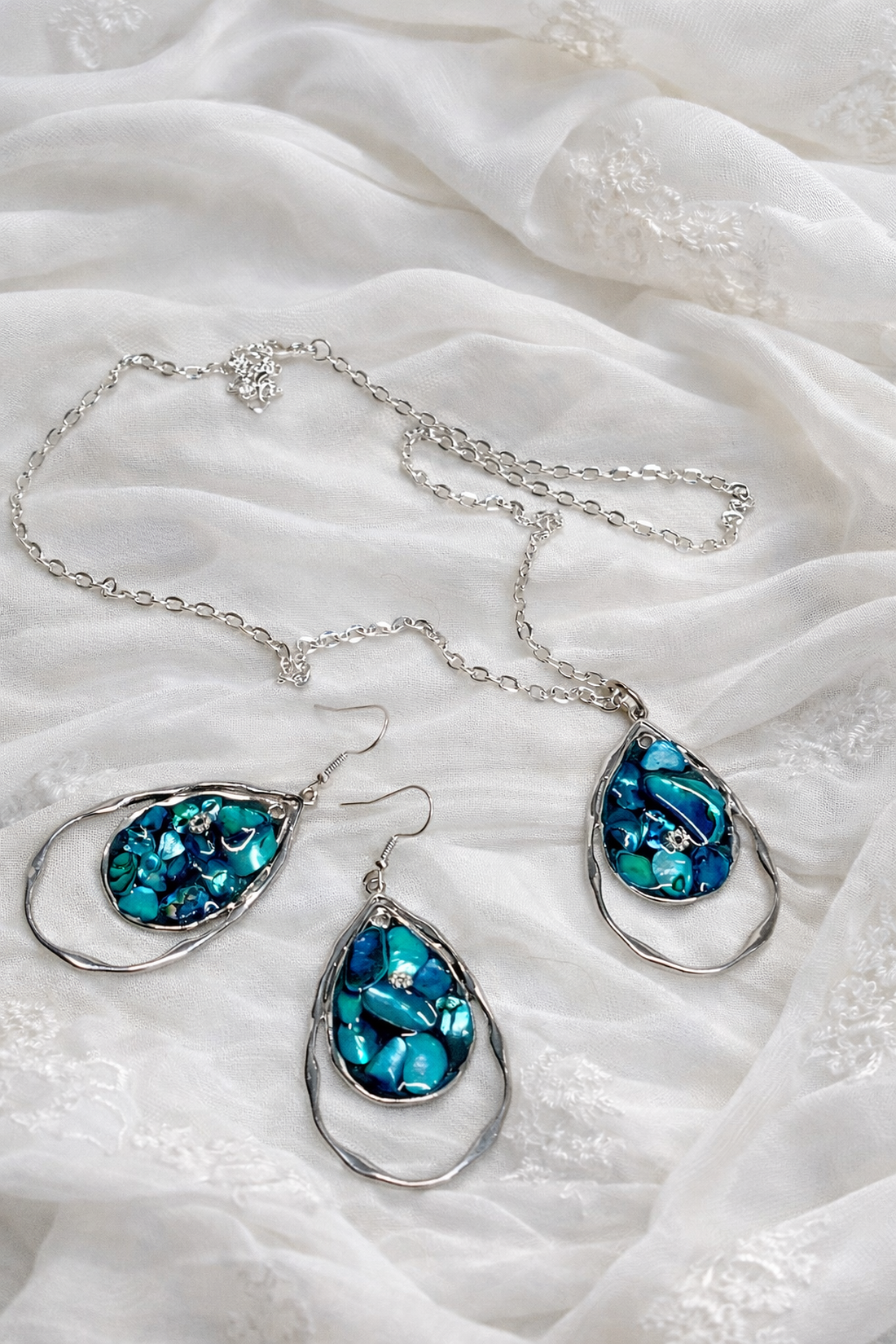 Set bijuterii Abalone ( Paua ) 02525 - bijuterii - seturi de bijuterii - Artynos.ro