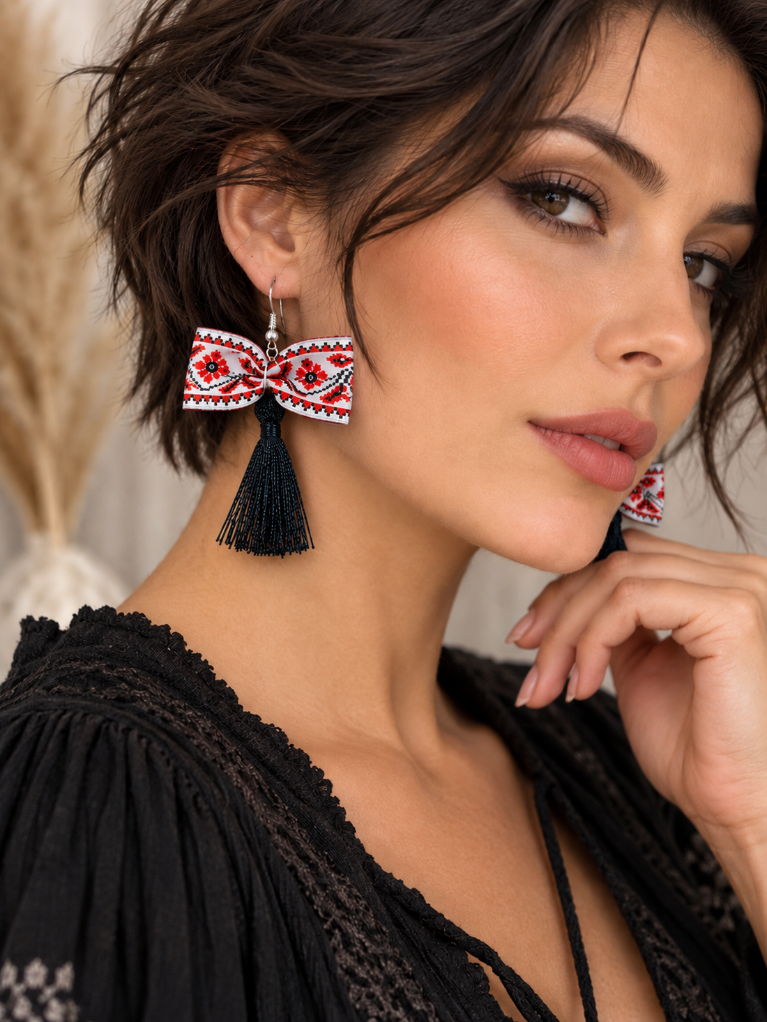 Cercei Boho 02197 - bijuterii - cercei - cercei lungi - Artynos.ro