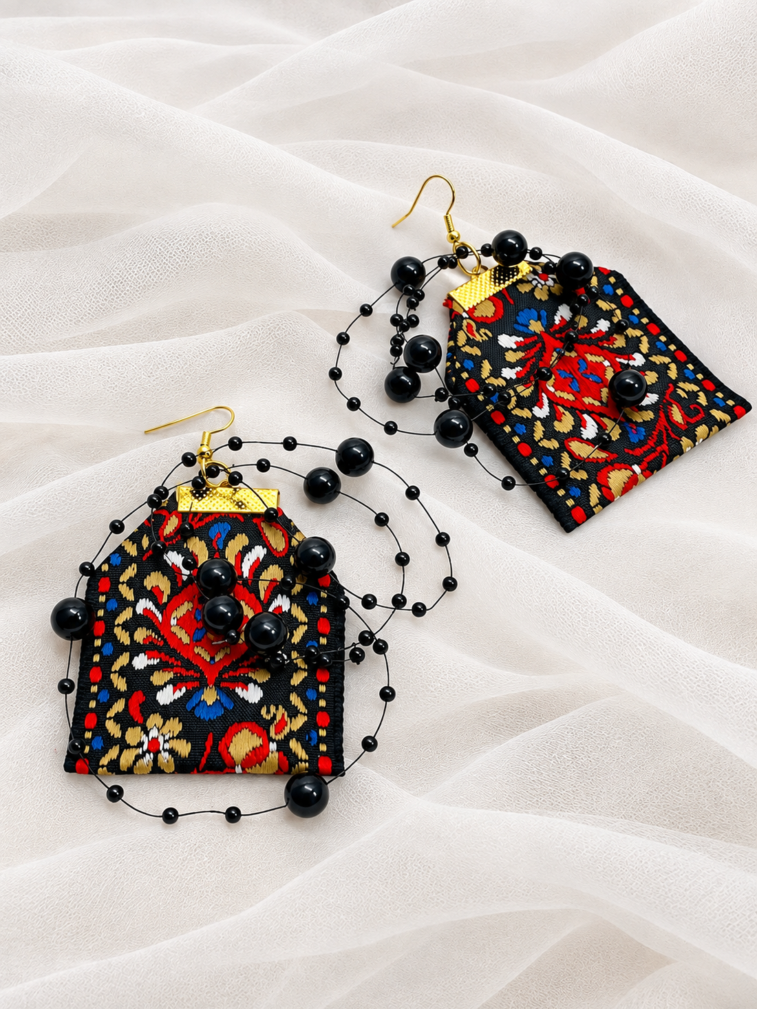 Cercei Boho 02199 - bijuterii - cercei - cercei lungi - Artynos.ro