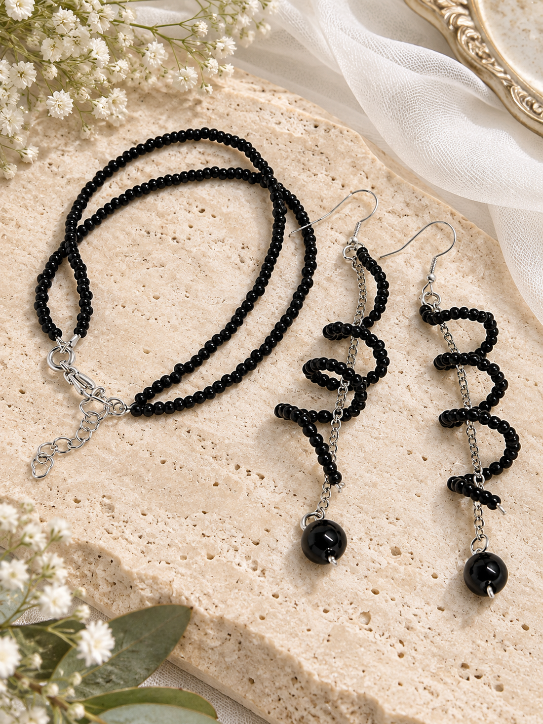 Set bijuterii margele 02261 - bijuterii - seturi de bijuterii - Artynos.ro