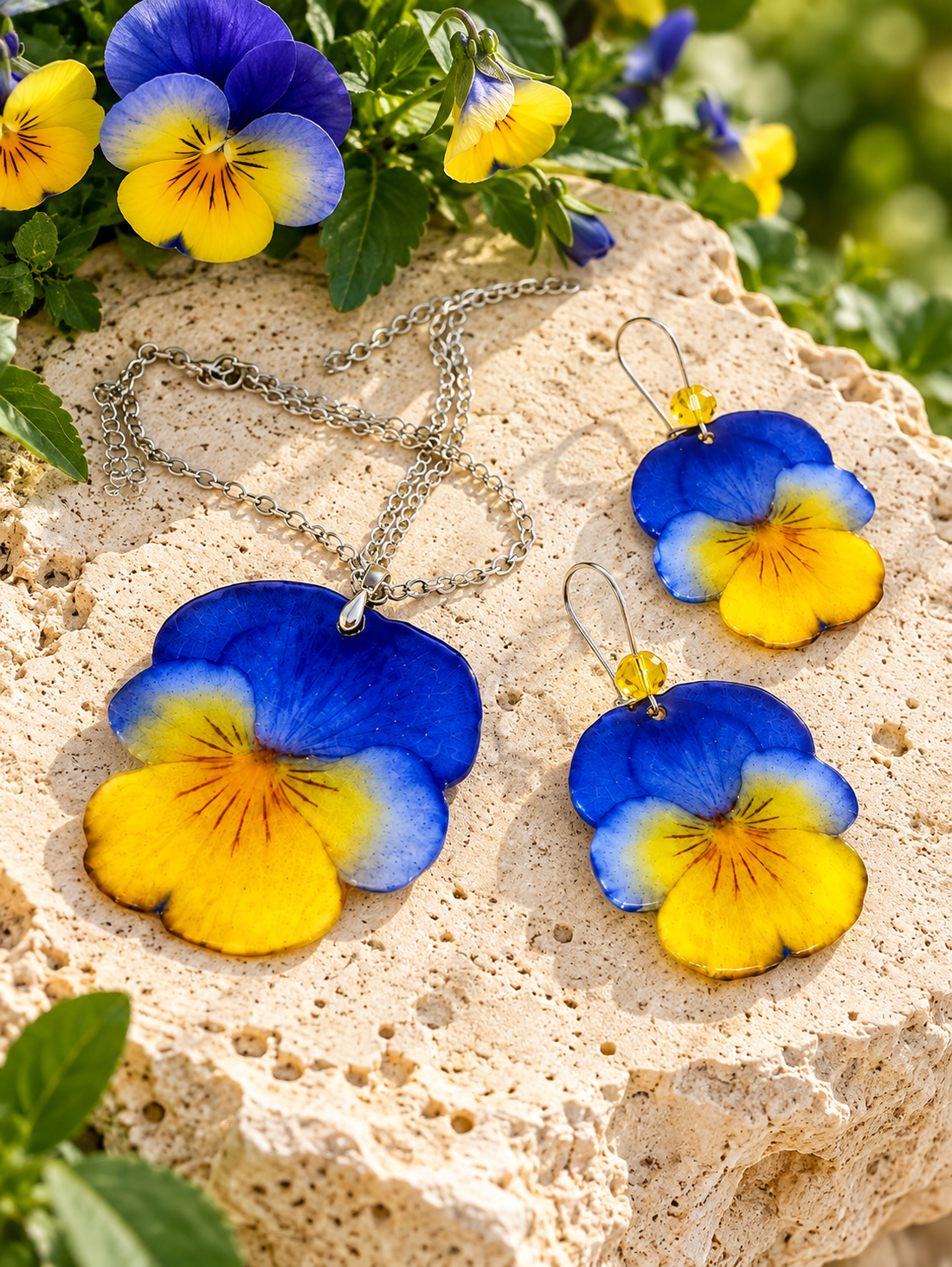 Set bijuterii Panseluțe 00519 - bijuterii - seturi de bijuterii - Artynos.ro