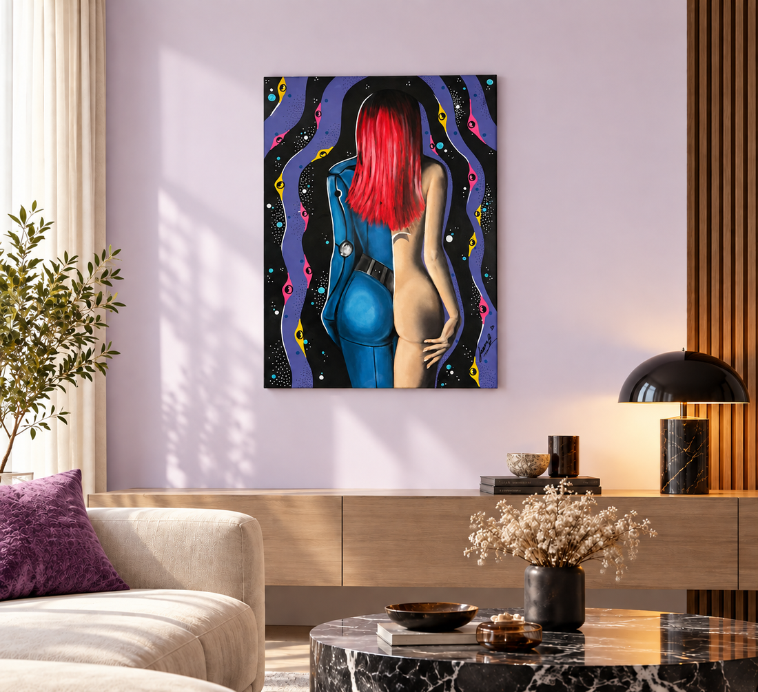 Tablou pictat manual 02211 - casă & stil de viață - decorațiuni de casă - picturi murale - tablouri/picturi pe pânză - Artynos.ro