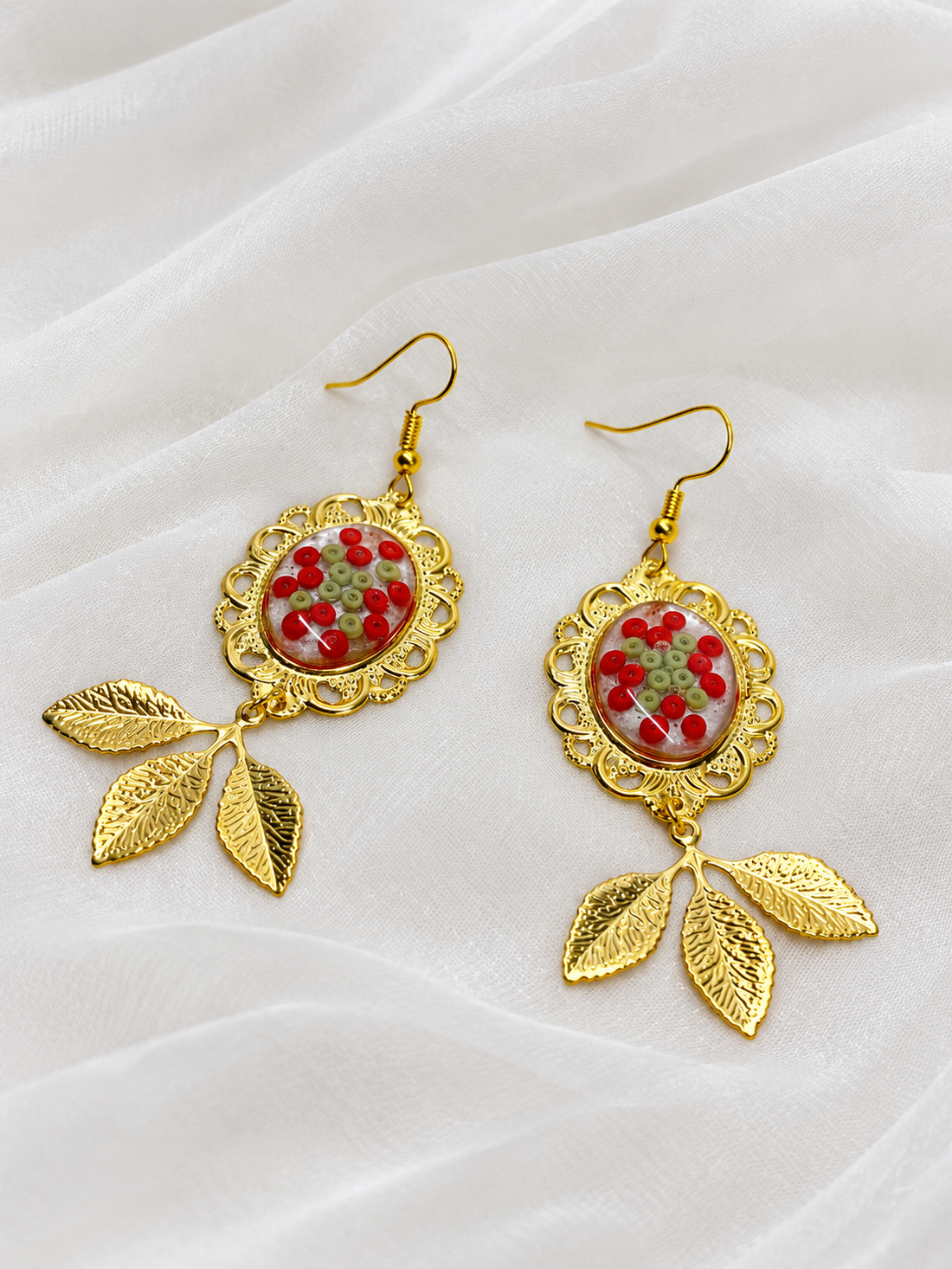 Set bijuterii motiv traditional popular 02216 - bijuterii - seturi de bijuterii - Artynos.ro
