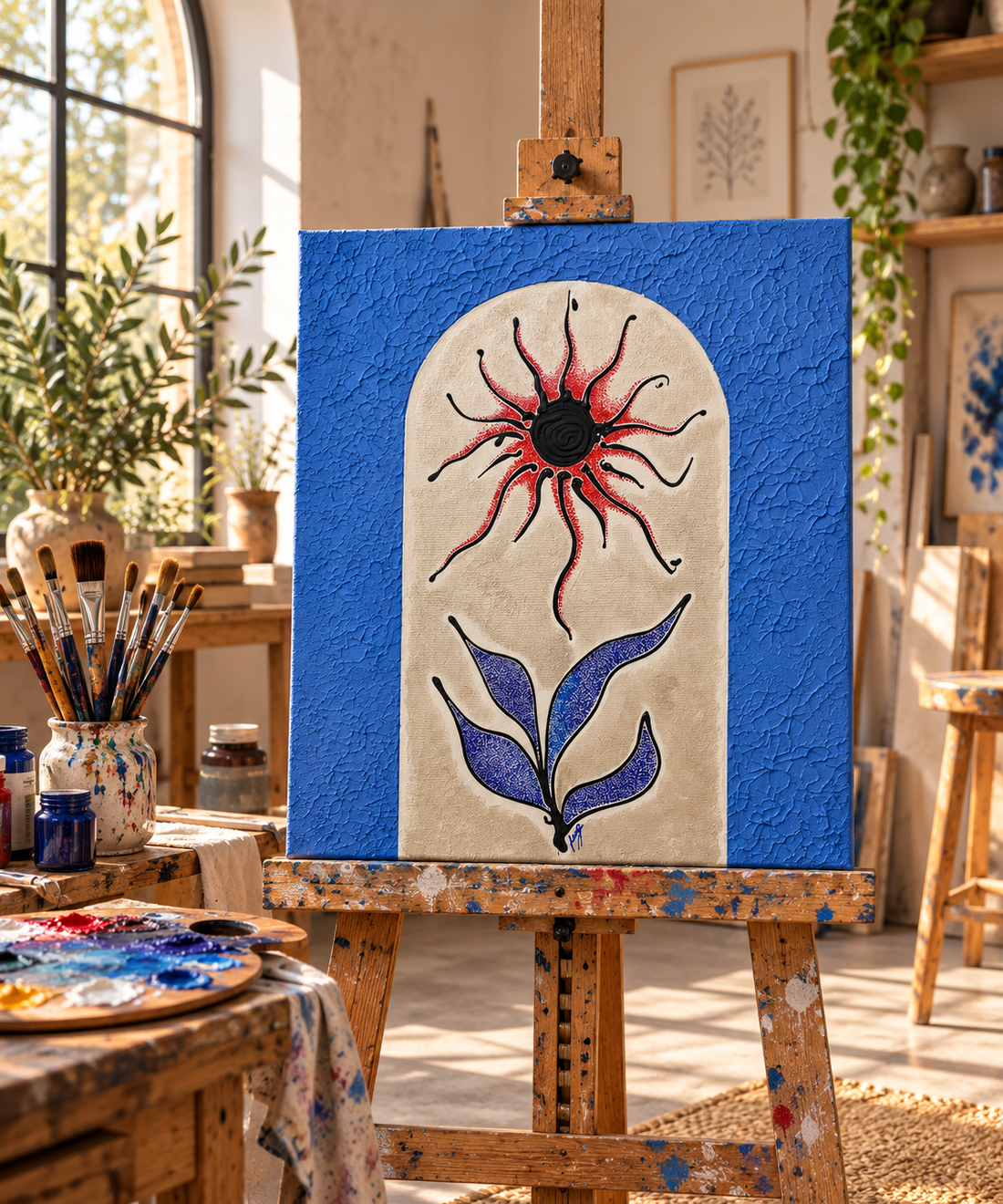 Tablou unicat pe canvas 02220 - arte vizuale și accesorii  - picturi - pictură acrilică - Artynos.ro