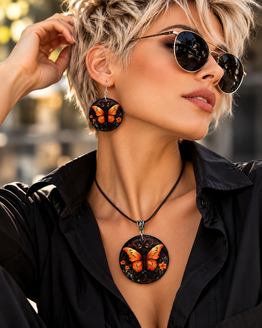 Set bijuterii casual 01217 - bijuterii - seturi de bijuterii - Artynos.ro