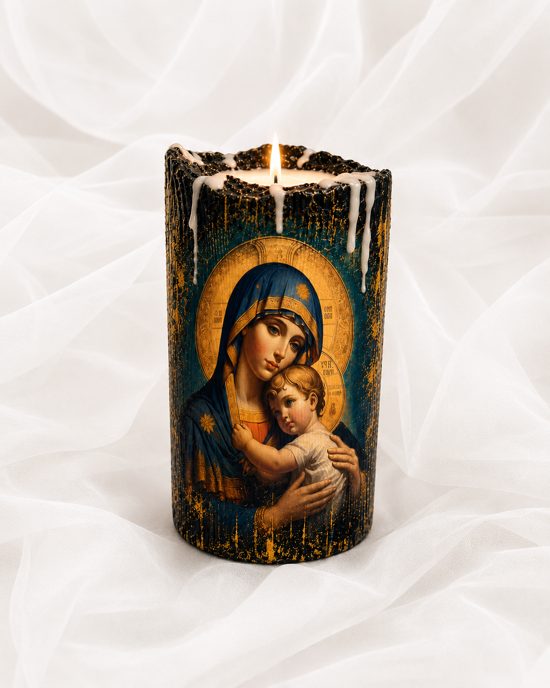 Suport lumanare-religios 02549 - casă & stil de viață - accesorii religioase - binecuvântarea casei - Artynos.ro