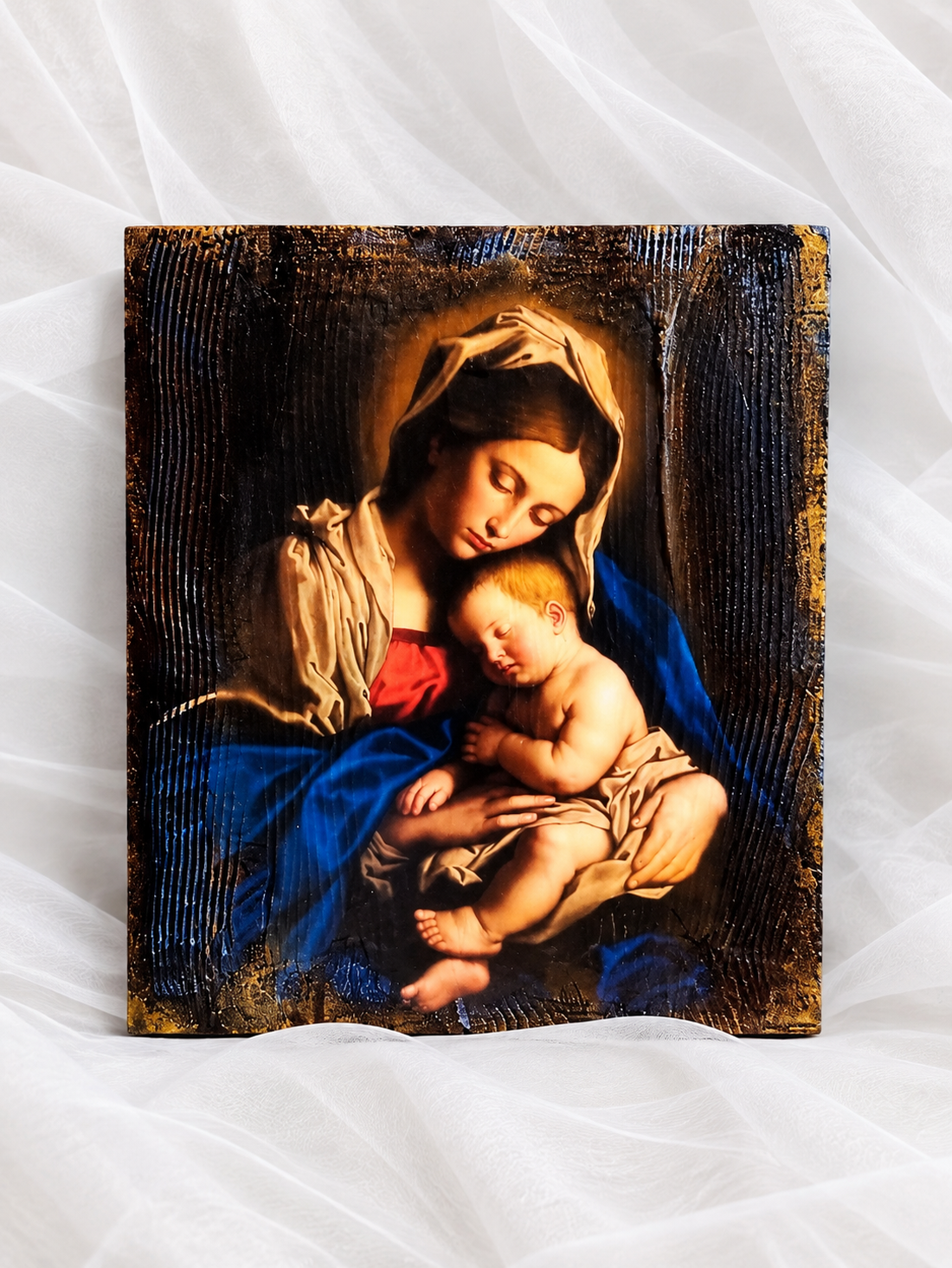Icoana pe lemn ars 02554 - casă & stil de viață - accesorii religioase - binecuvântarea casei - Artynos.ro