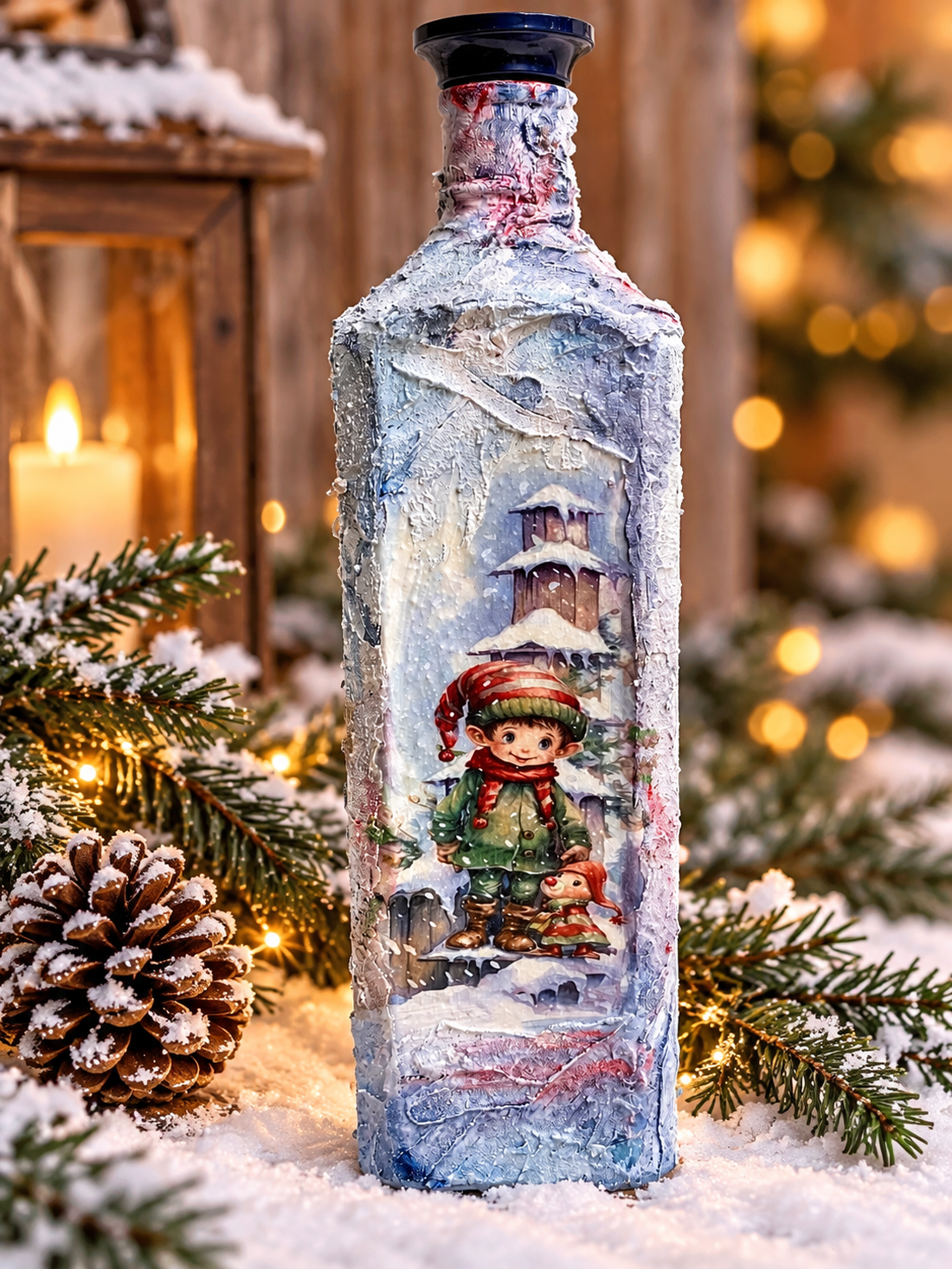 Set cadou de Crăciun 02581 - crăciun - decorațiuni de advent - decor pentru masa de advent - Artynos.ro