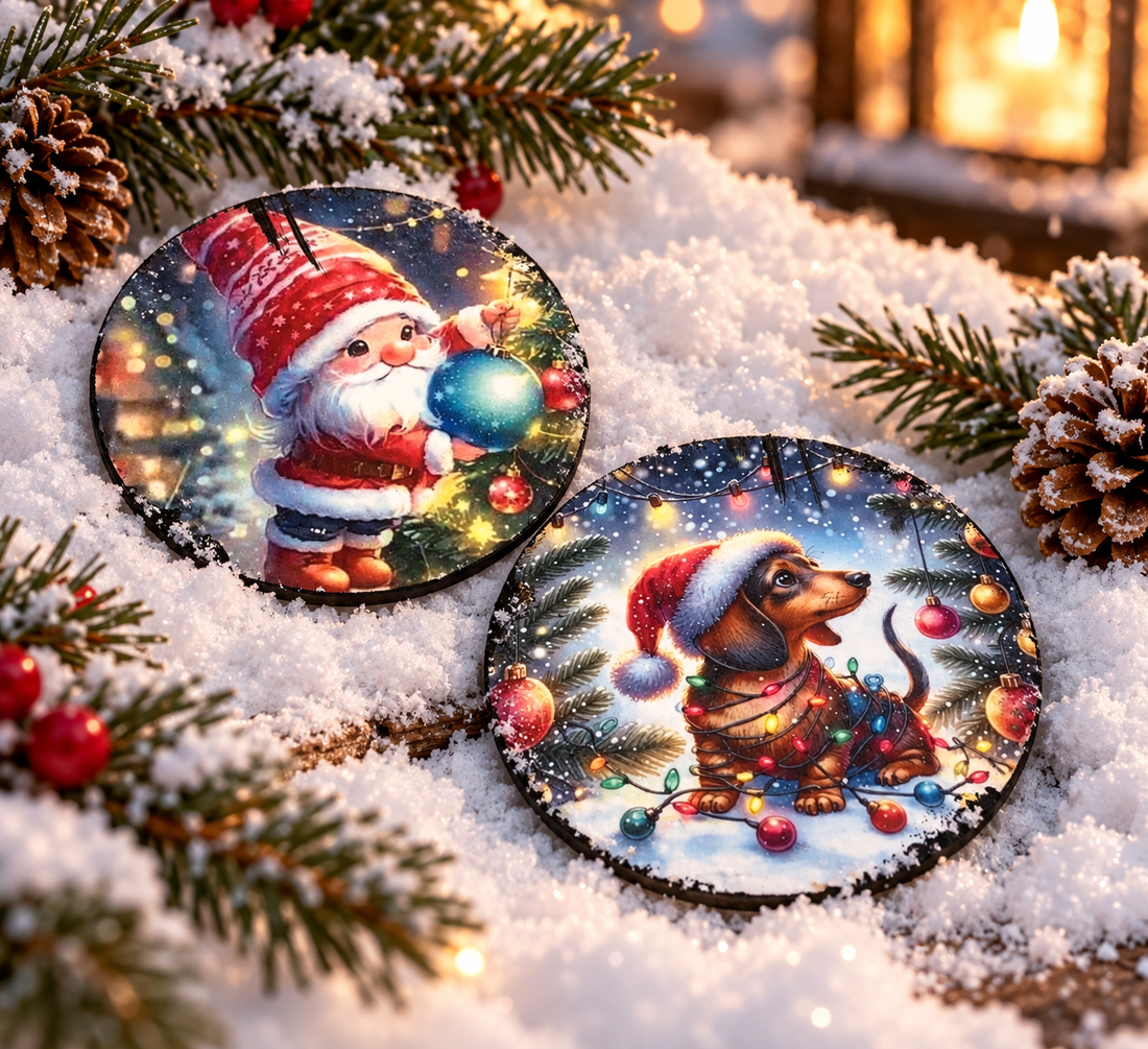 Set cadou de Crăciun 02581 - crăciun - decorațiuni de advent - decor pentru masa de advent - Artynos.ro