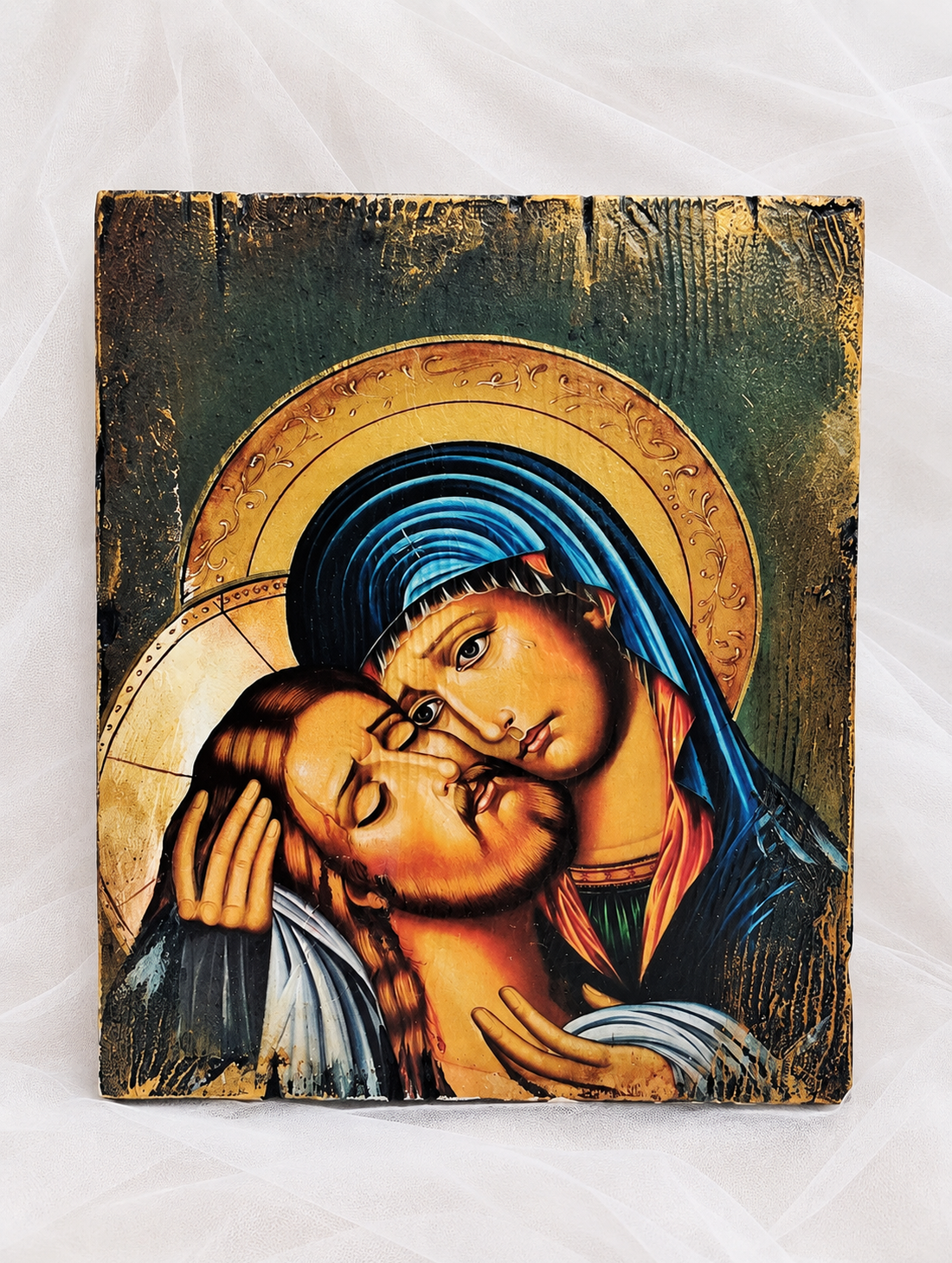 Icoana pe lemn ars 02582 - casă & stil de viață - accesorii religioase - binecuvântarea casei - Artynos.ro