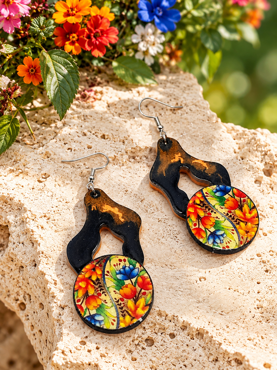 Cercei casual 2591 - bijuterii - cercei - cercei lungi - Artynos.ro
